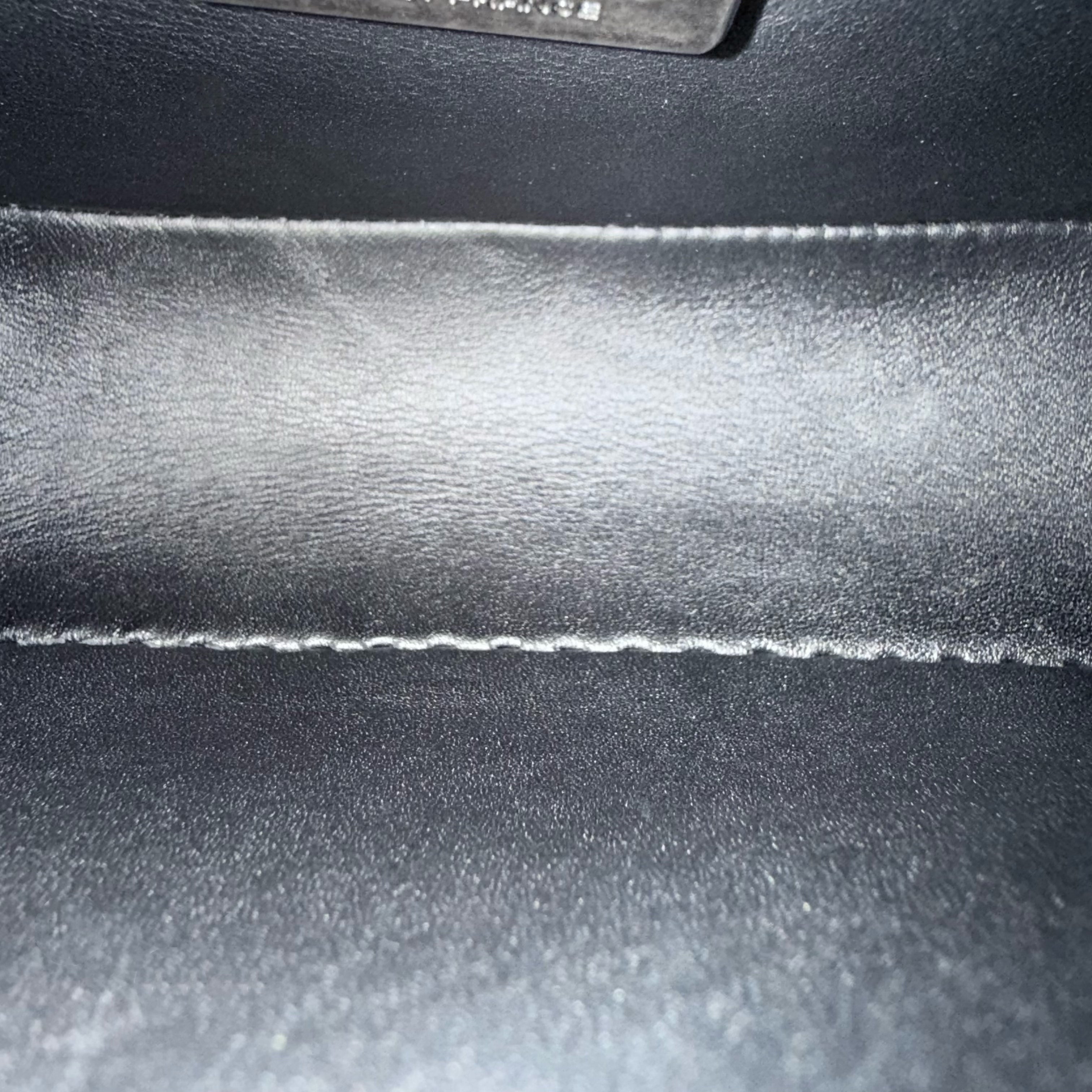 Chanel Boy Small Exotic Limited Edition - Stingray Black Ruthenium Silver Hardware Series 18