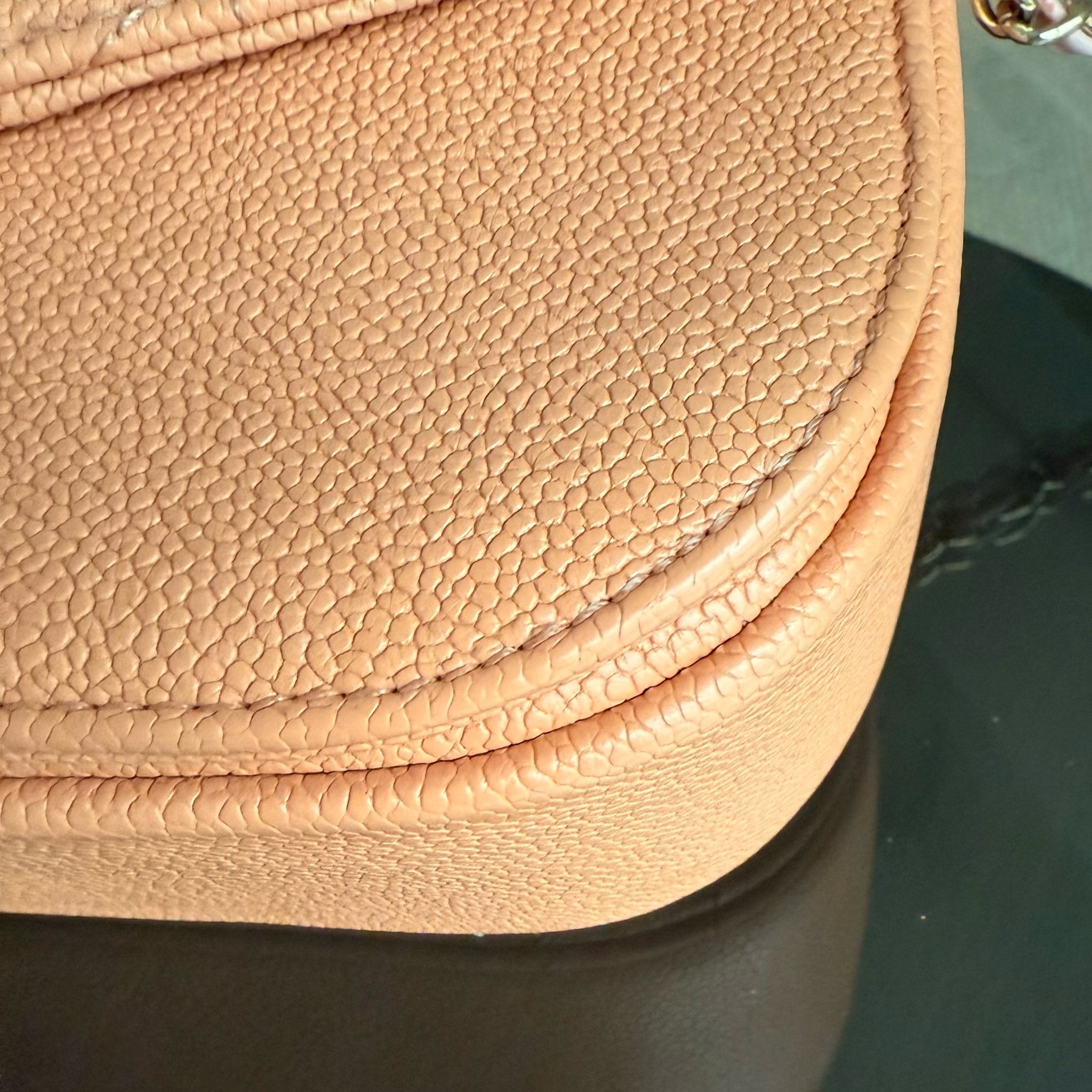 Chanel Coco Curve Cuba Small - Quilted Caviar Caramel Light Gold Hardware Series 23