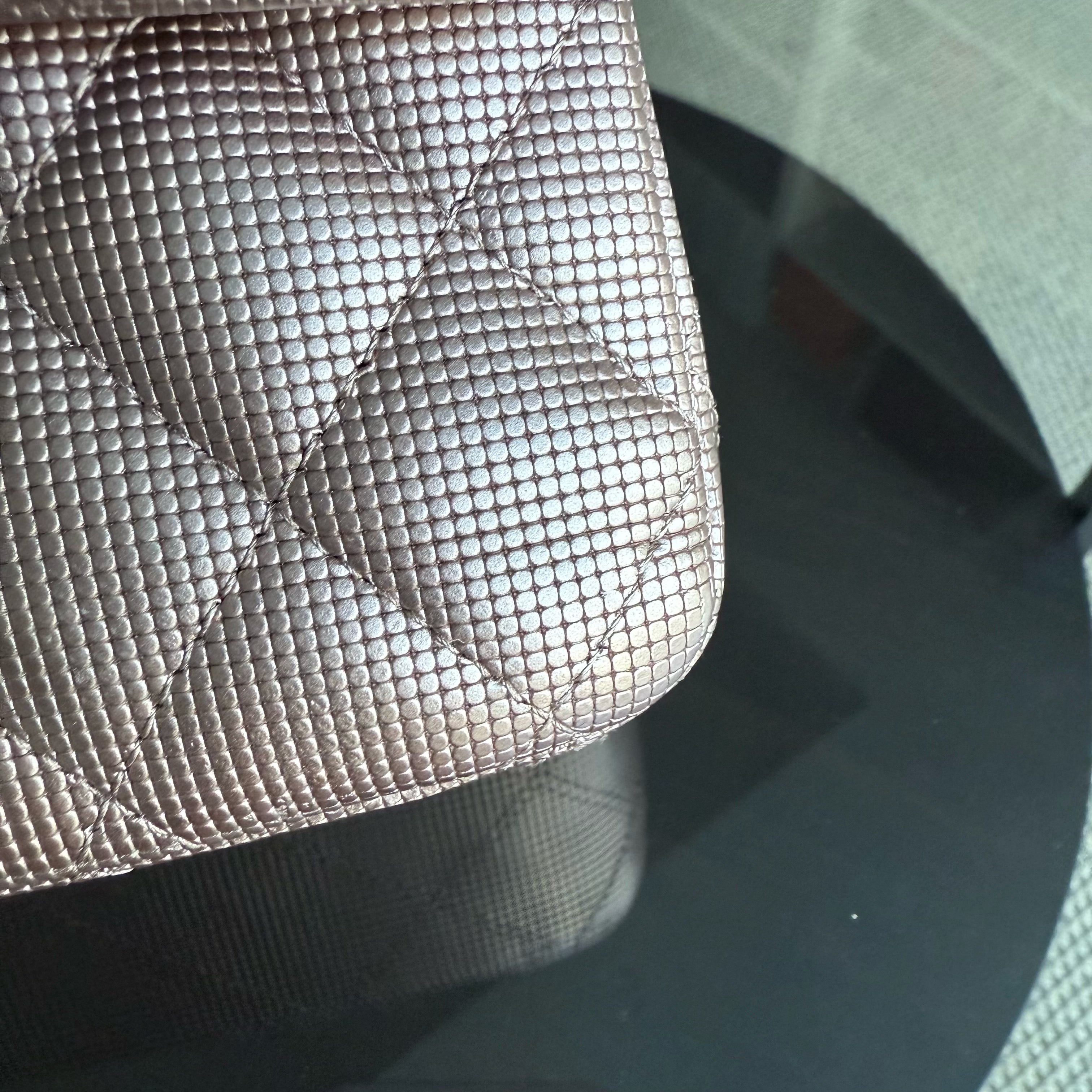 Chanel Classic Flap Medium - Pixelated Calfskin Metallic Pink Silver Hardware Series 21