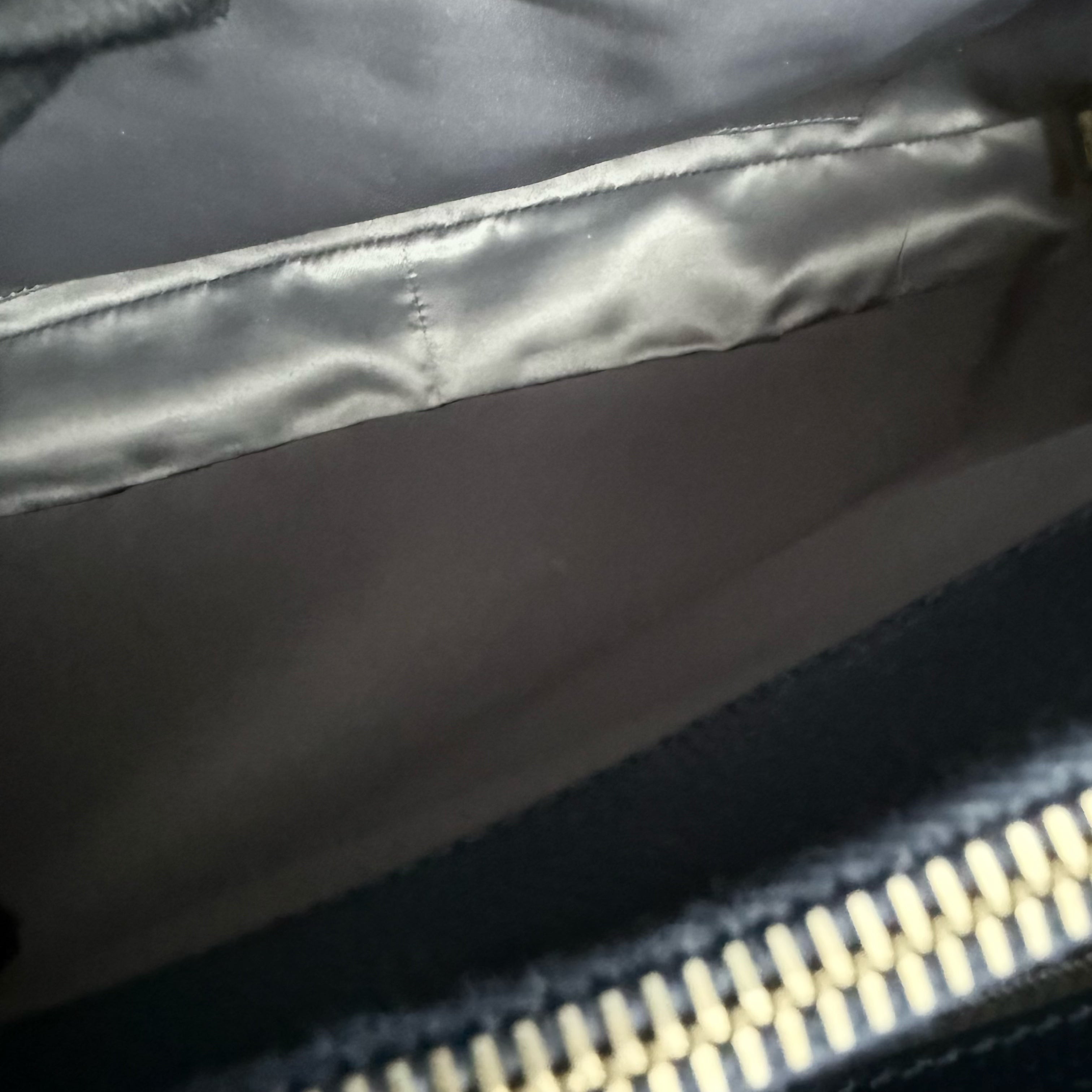 Chanel GST Grand Shopping Tote - Caviar Quilted Dark Blue Gold Hardware Series 19