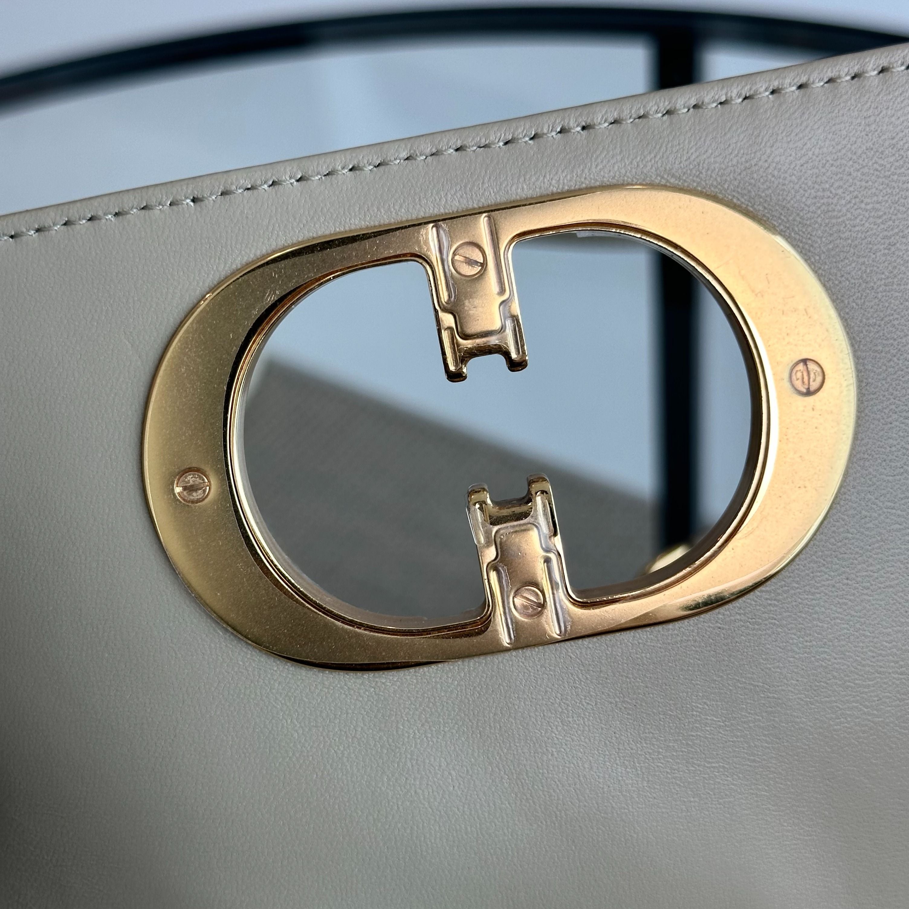 *Brand New* Dior Caro Small Cannage Flap Beige Cross Body Bag GHW - Luxury Evermore