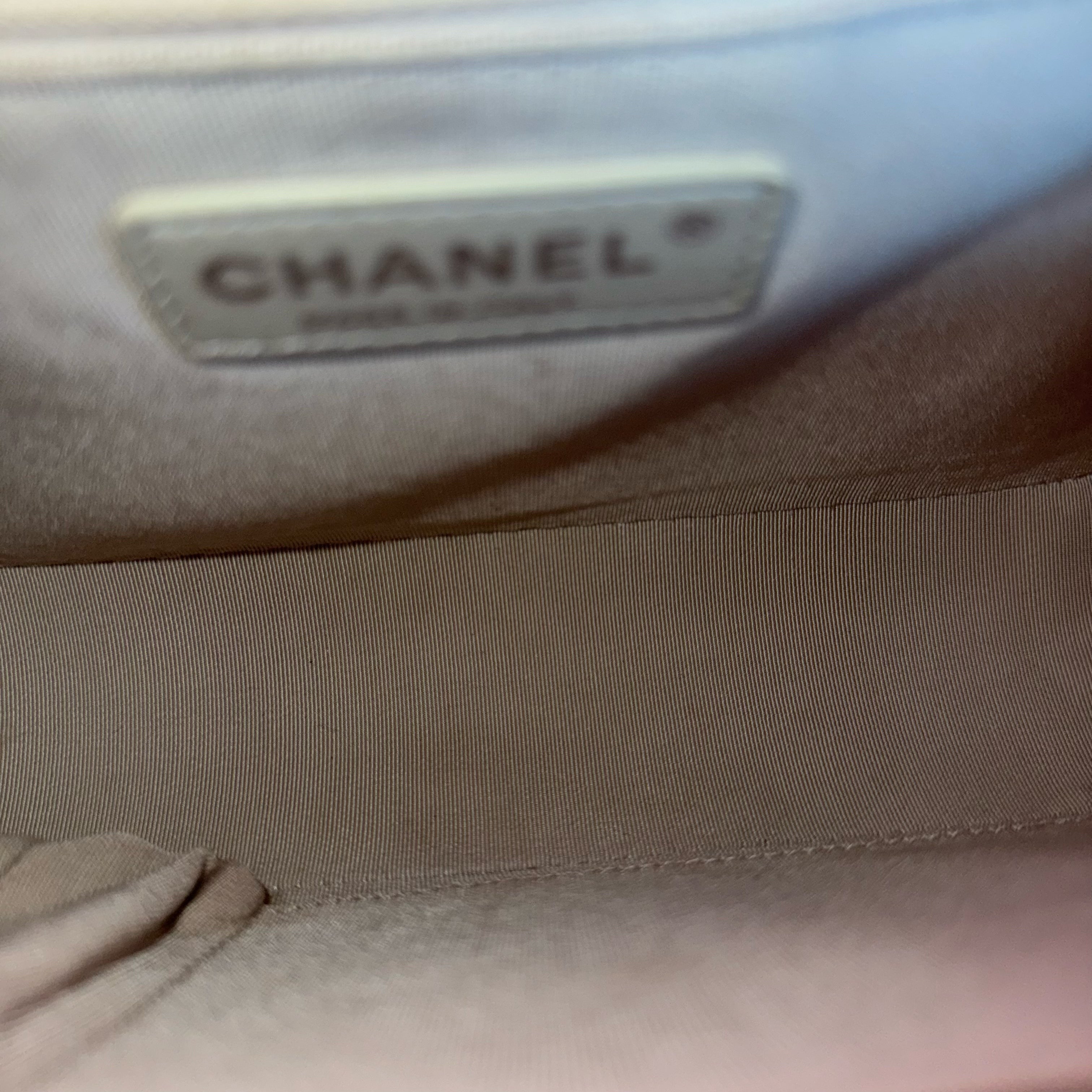 Chanel Boy Medium - 28CM Quilted Lambskin Hot Pink Ruthenium Silver Hardware Series 19