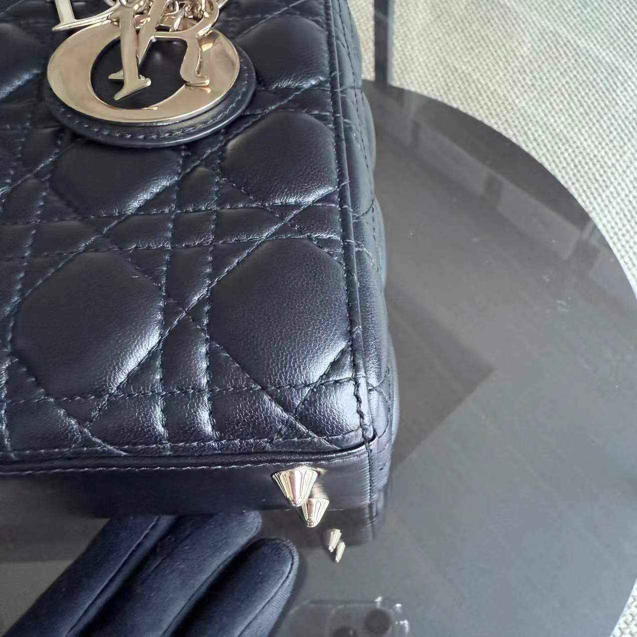 Dior Lady Small Cannage Lambskin Black Golden Hardware ABC MyABC