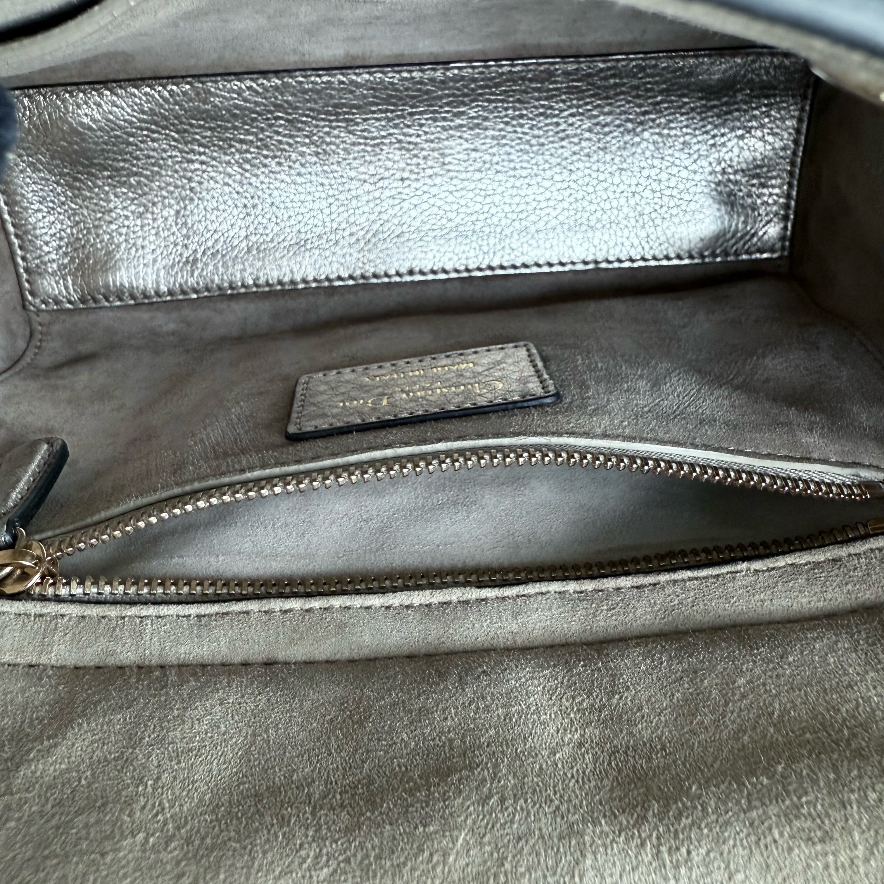 Dior Lady Small - Cannage Gold Calfskin Gold Hardware
