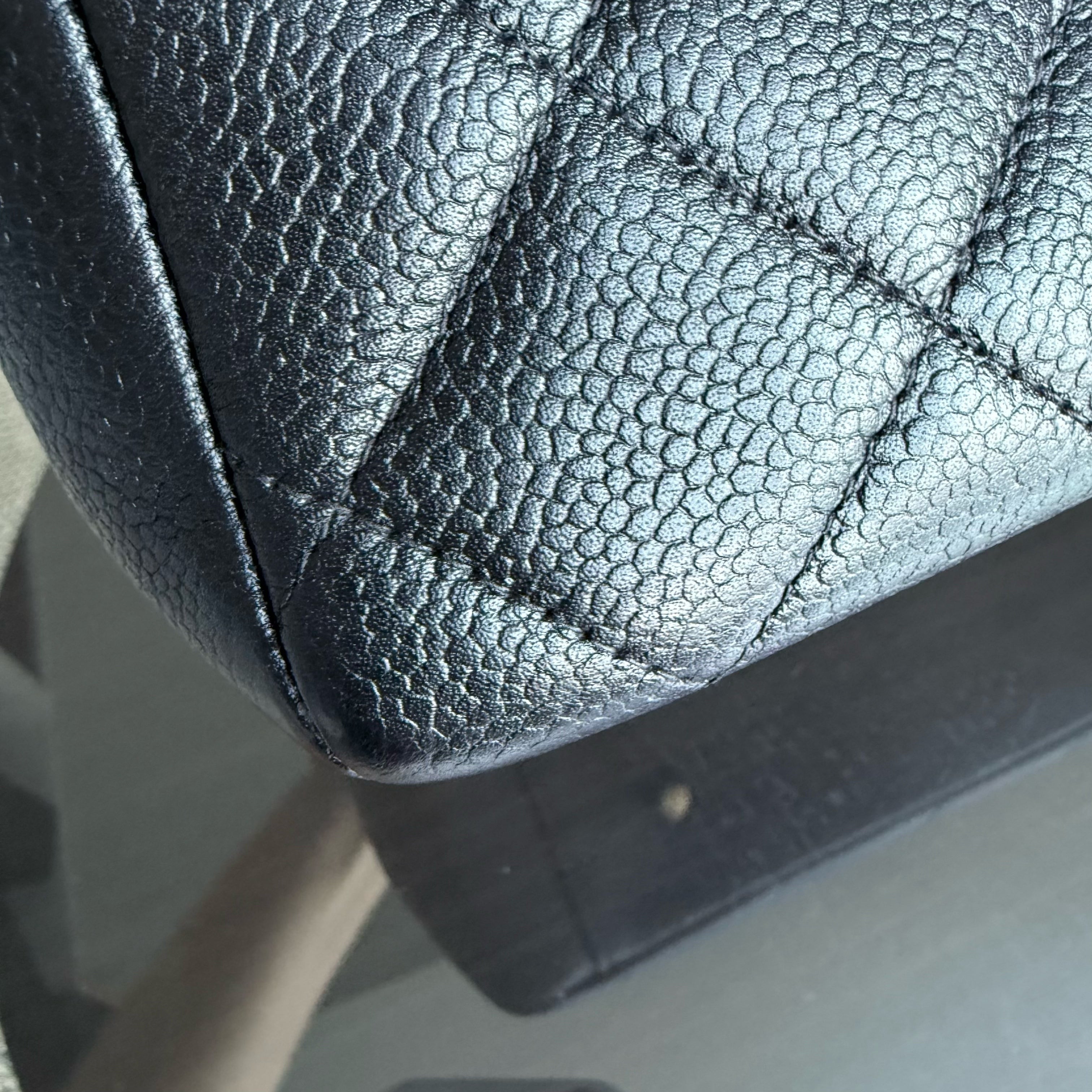 Chanel Timeless Tote - Caviar Quilted Grained Calfskin Black Gold Hardware Series 4