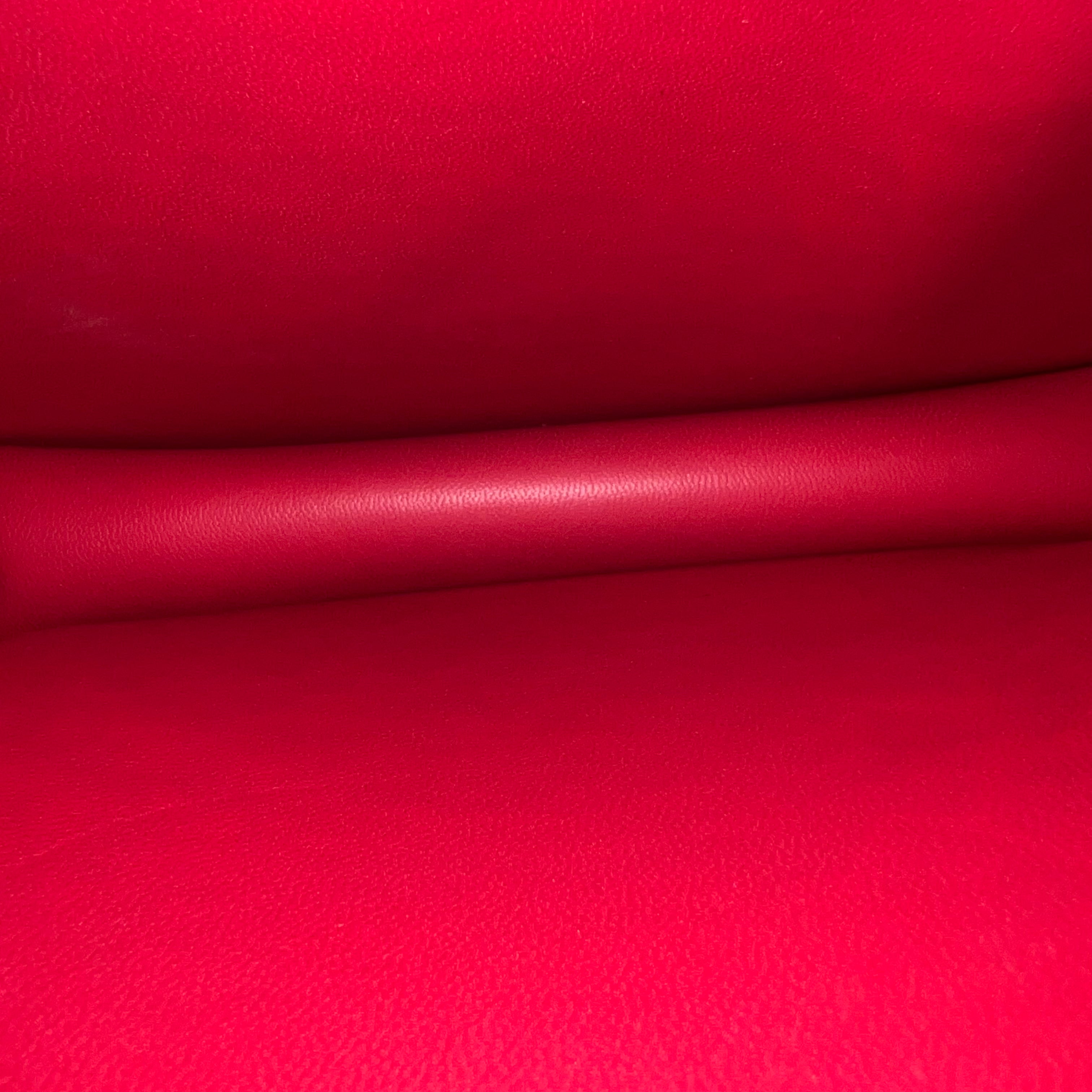 Celine Box Classic Smooth Calfskin Red Golden Hardware - Luxury Evermore
