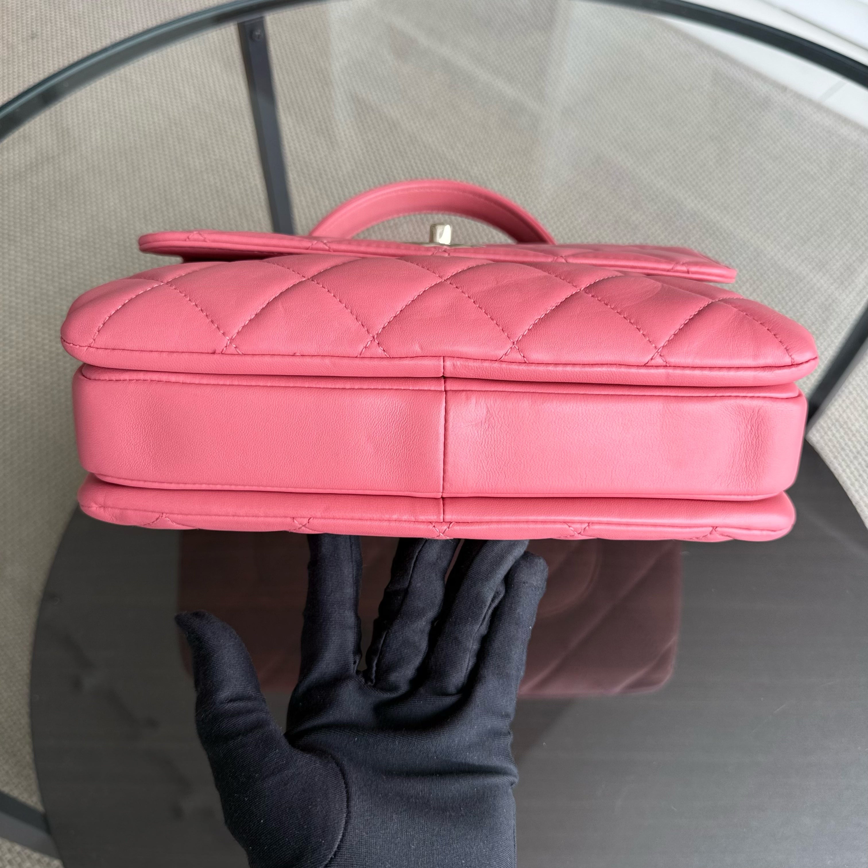 Chanel Trendy CC Small - Quilted Lambskin Pink Gold Hardware