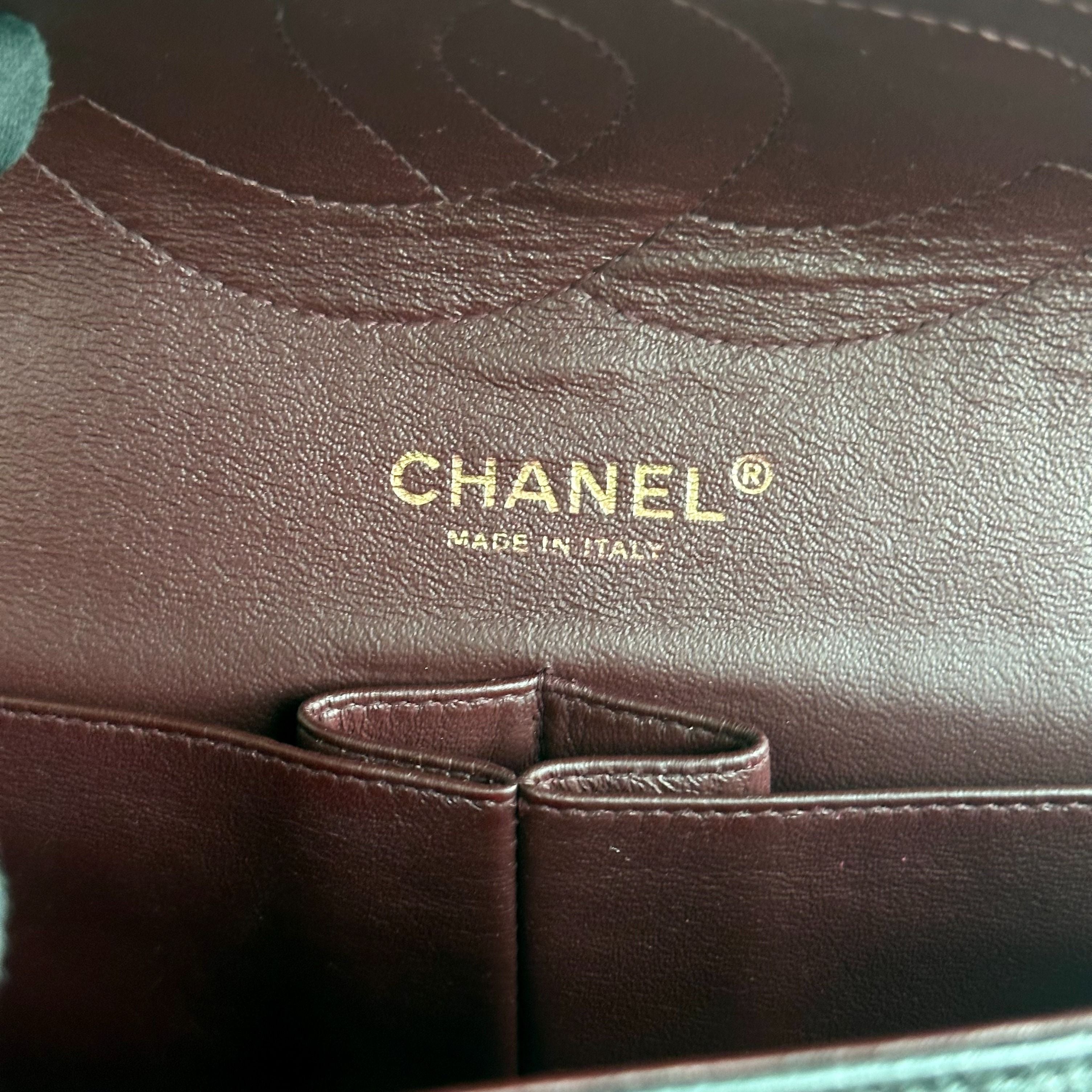 Chanel Caviar Double Flap Jumbo Classic Flap Black GHW No 18 - Luxury Evermore