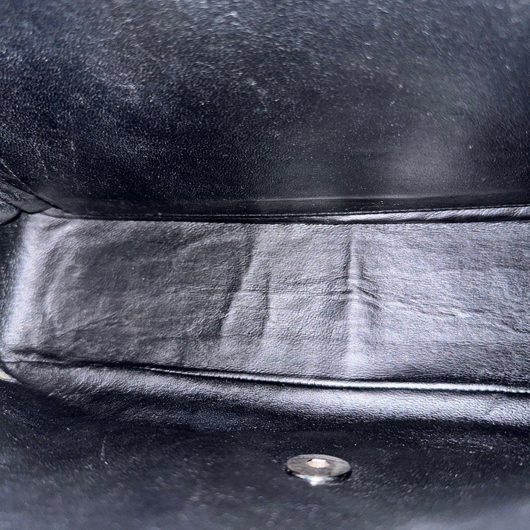 Chanel Caviar Jumbo Classic Flap Quilted Grained Calfskin Black SHW No 12 - Luxury Evermore