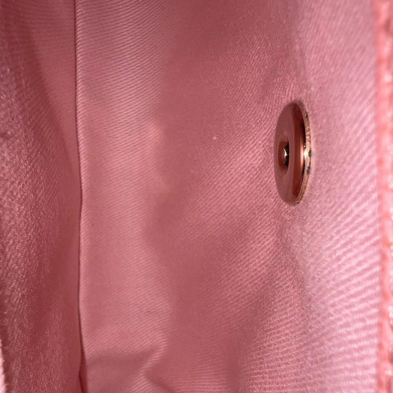 Chanel Caviar Small Coco Handle Quilted Calfskin Light Pink LGHW No 27 - Luxury Evermore