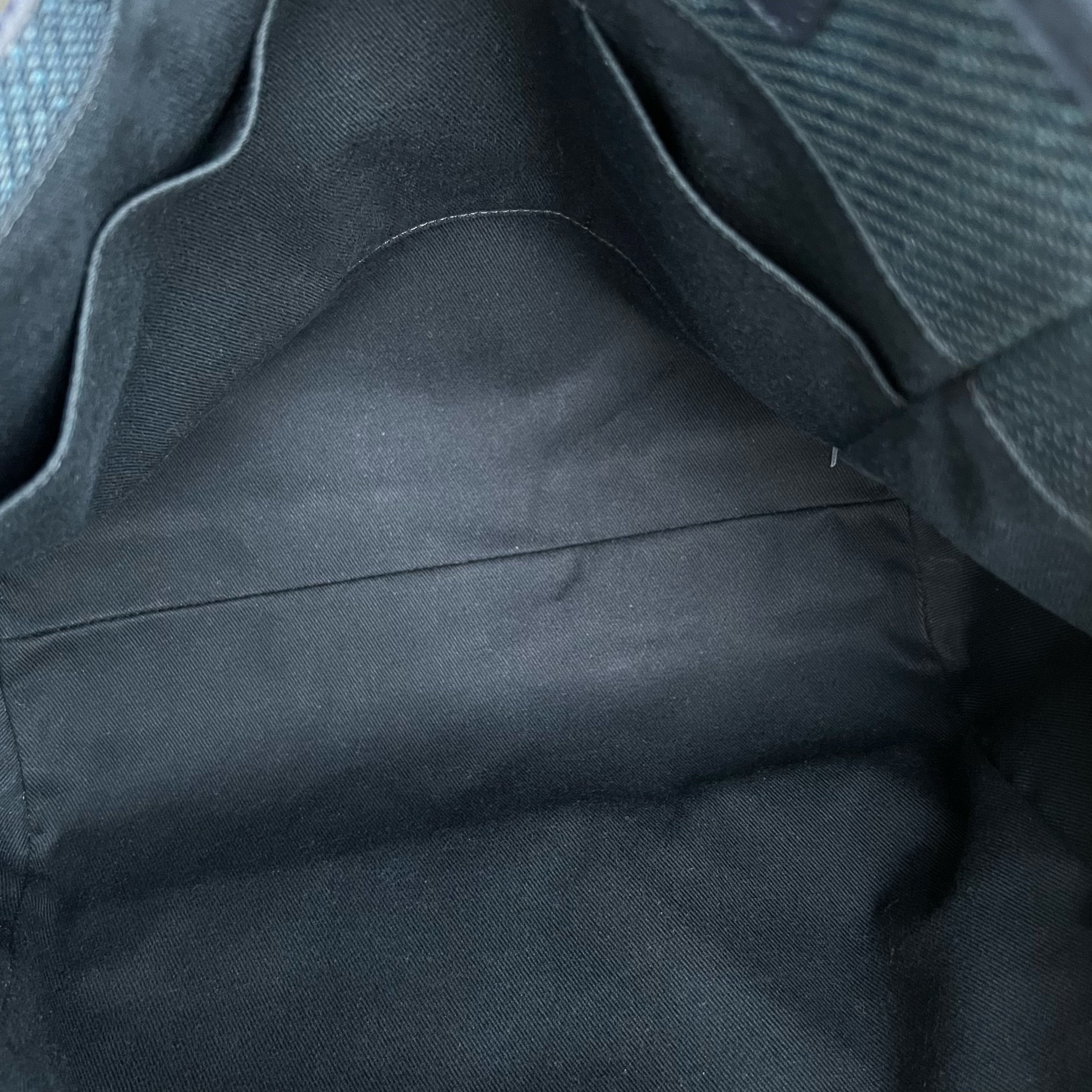 Chanel Deauville Small Tote Blue Canvas Silver Hardware Series 30 - Luxury Evermore