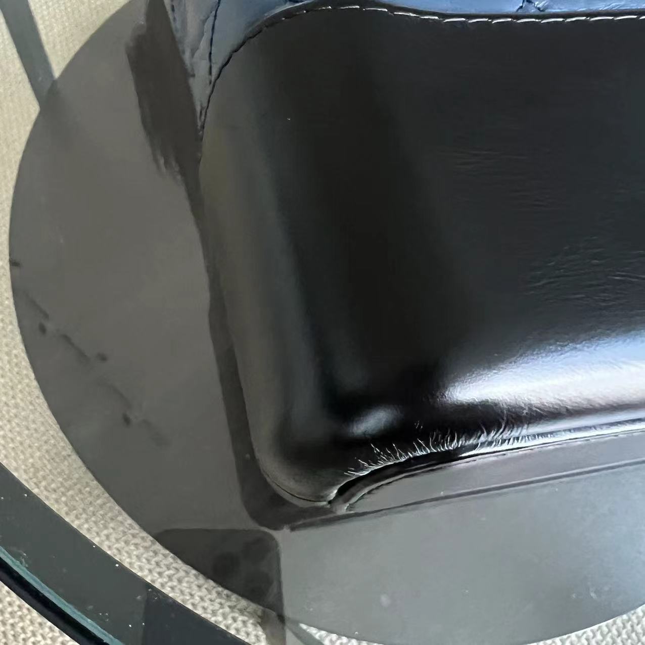 Chanel Gabrielle Medium Quilted Calfskin Blue Black Two-Tone Hardware Series 26 - Luxury Evermore