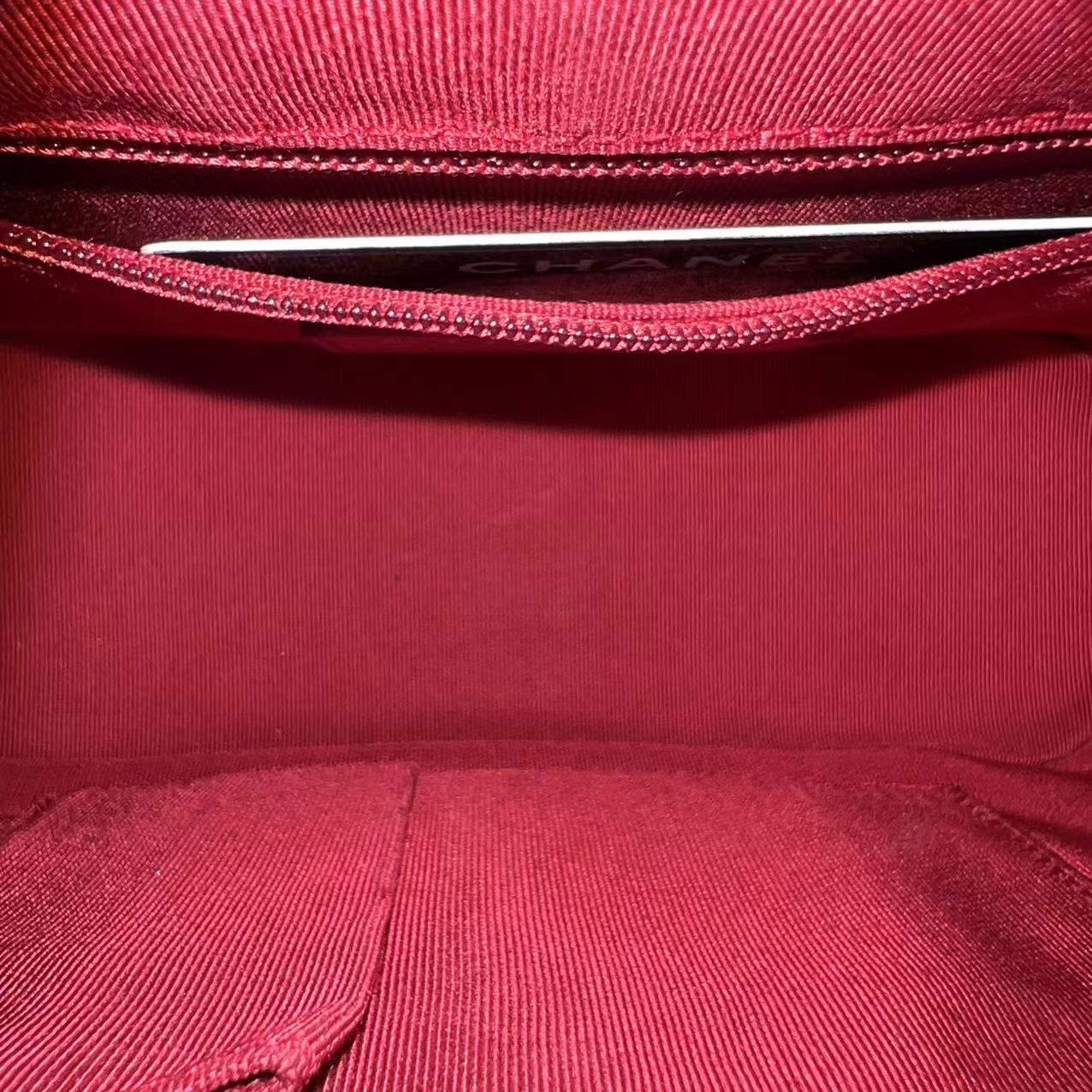 Chanel Gabrielle Small Quilted Calfskin Dark Navy Blue Two Tone Hardware Series 25 - Luxury Evermore