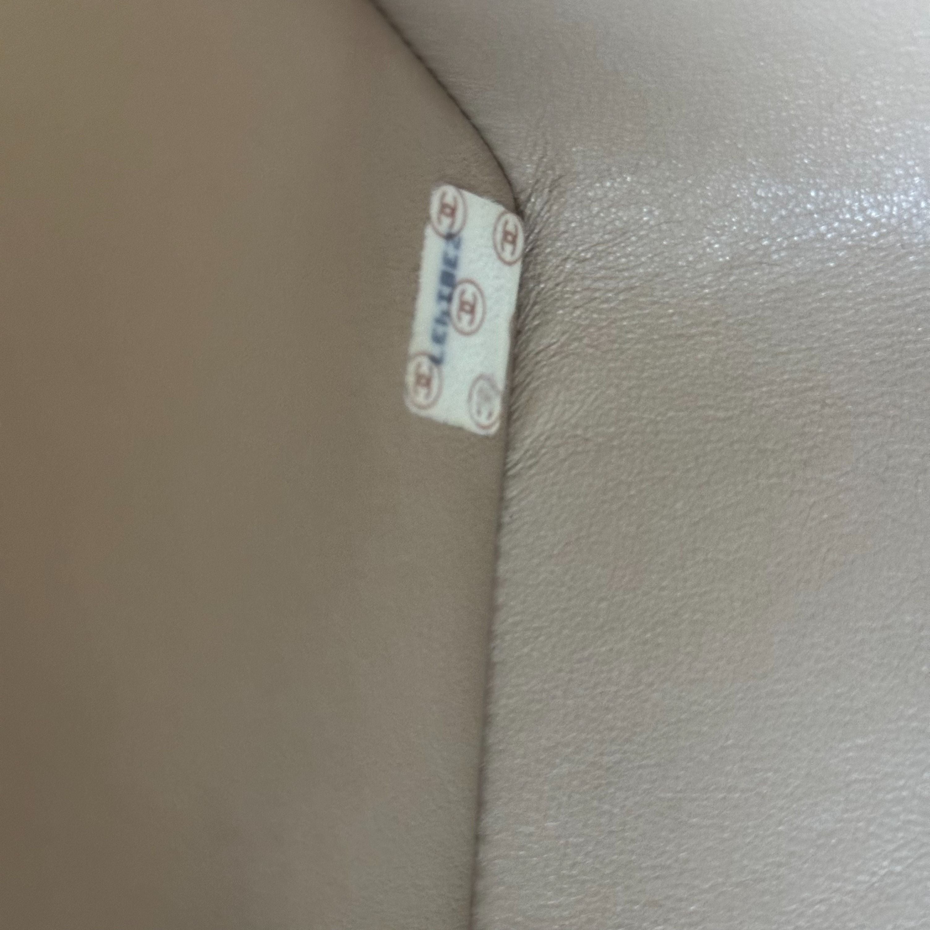 Chanel Vintage Mademoiselle Vertical Quilted Flap Lambskin Beige GHW No 2 - Luxury Evermore