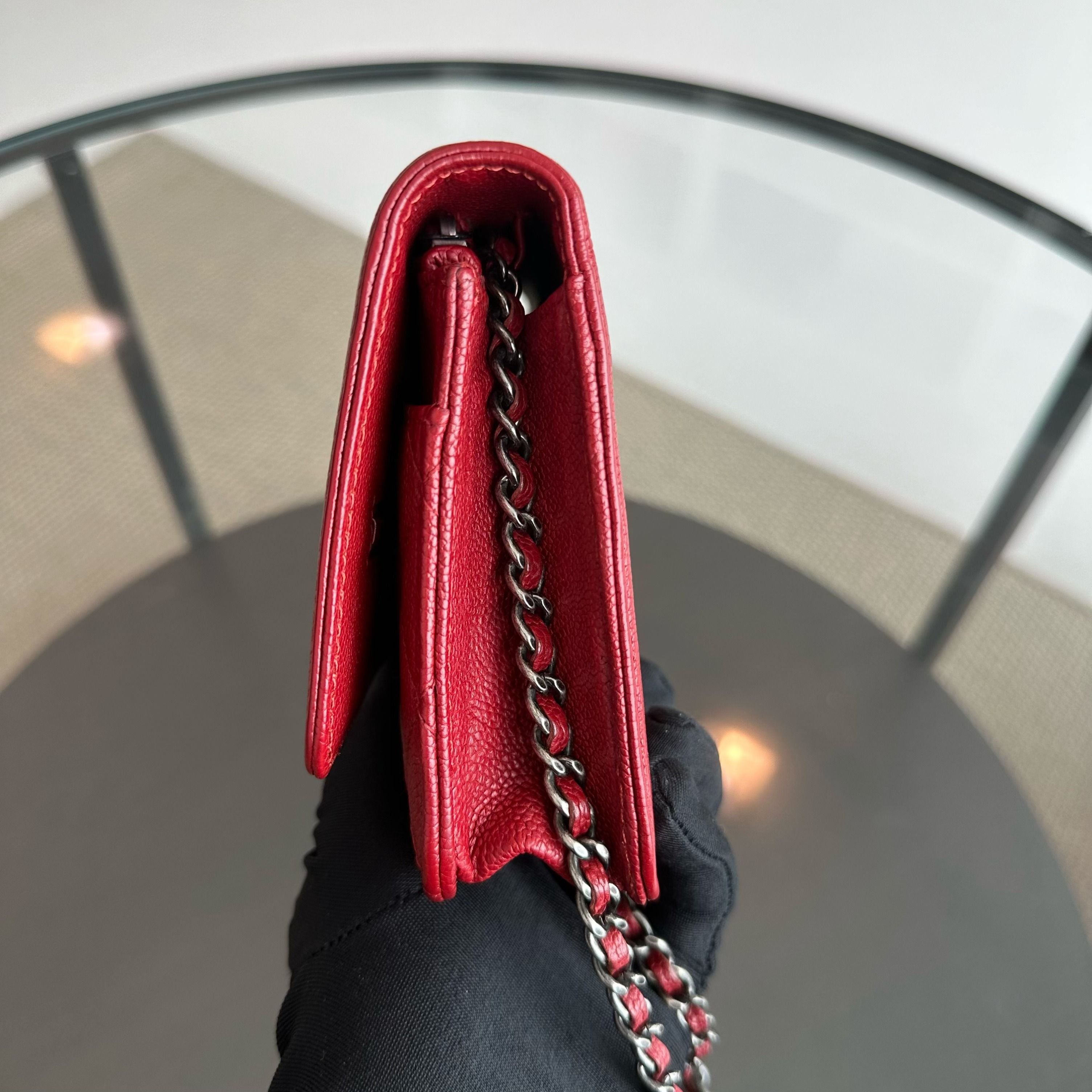 Caviar Boy WOC Wallet On Chain Red SHW No 22