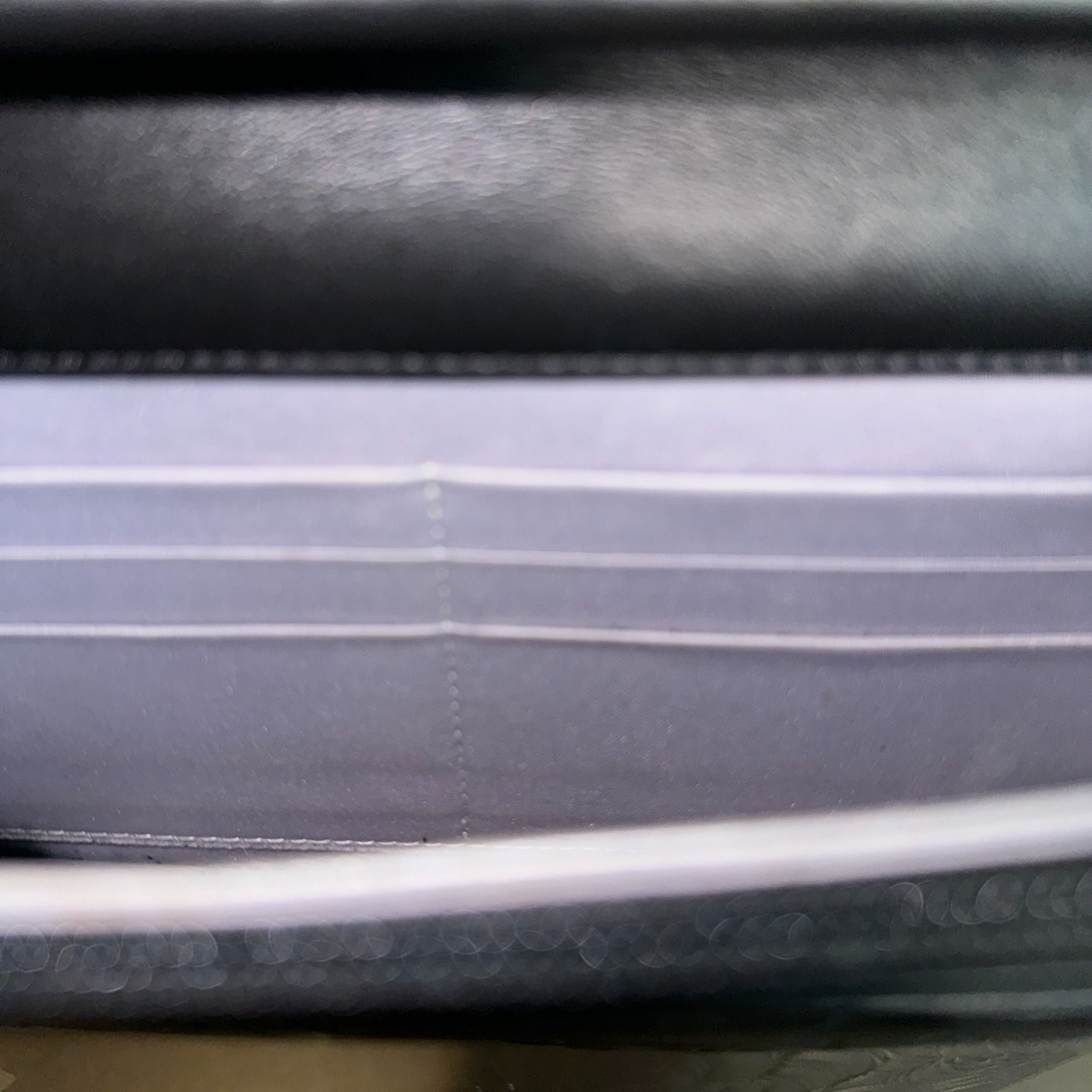 WOC Camellia Wallet On Chain Lambskin Black SHW No 20