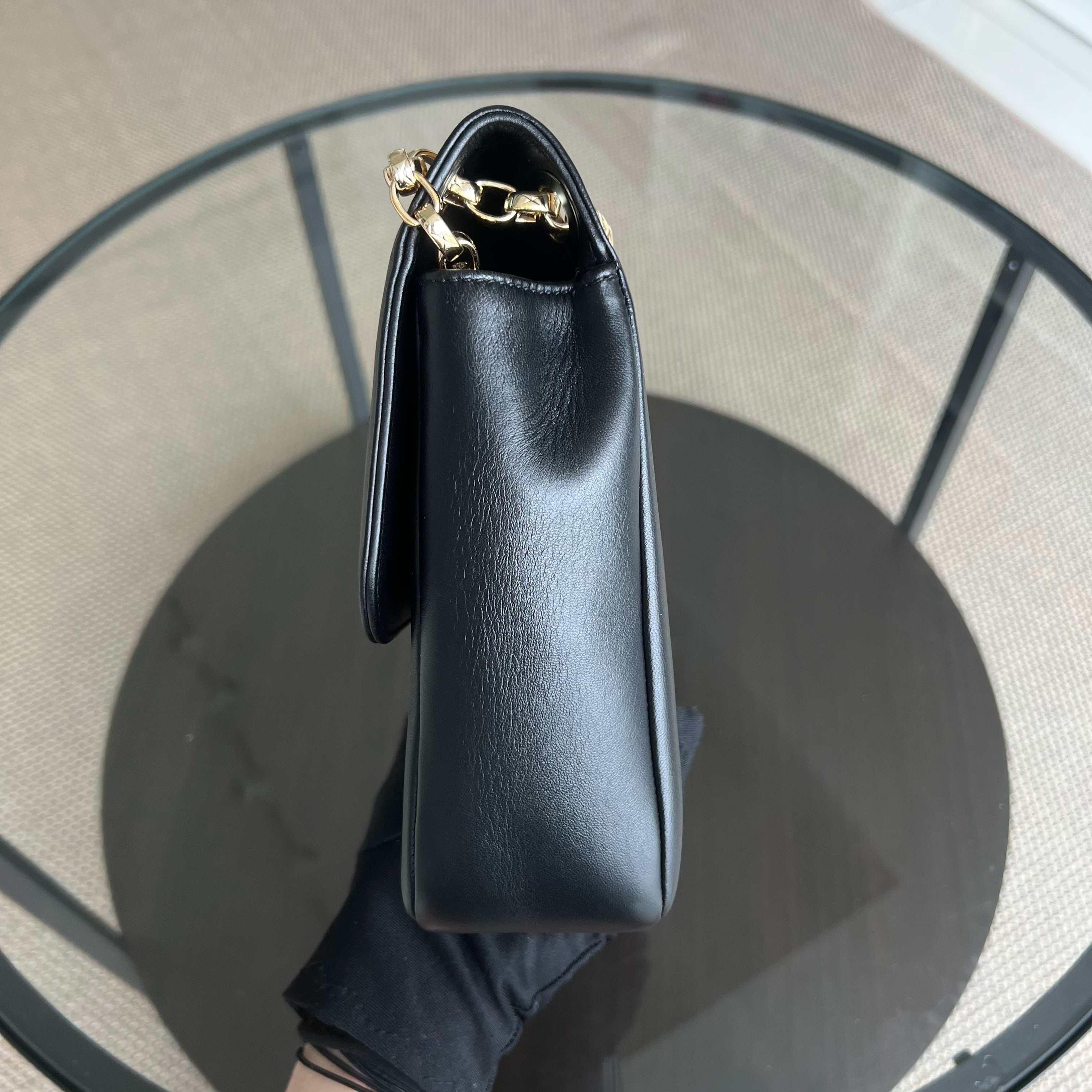 Chanel Chic With Me Flap - Seasonal Flap Black Lambskin Large Gold Hardware Series 18