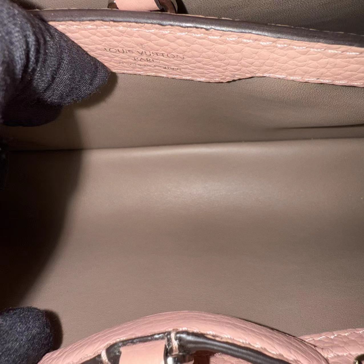 Louis Vuitton Capucines - BB Taurillon Calfskin Rose Jasmin Silver Hardware