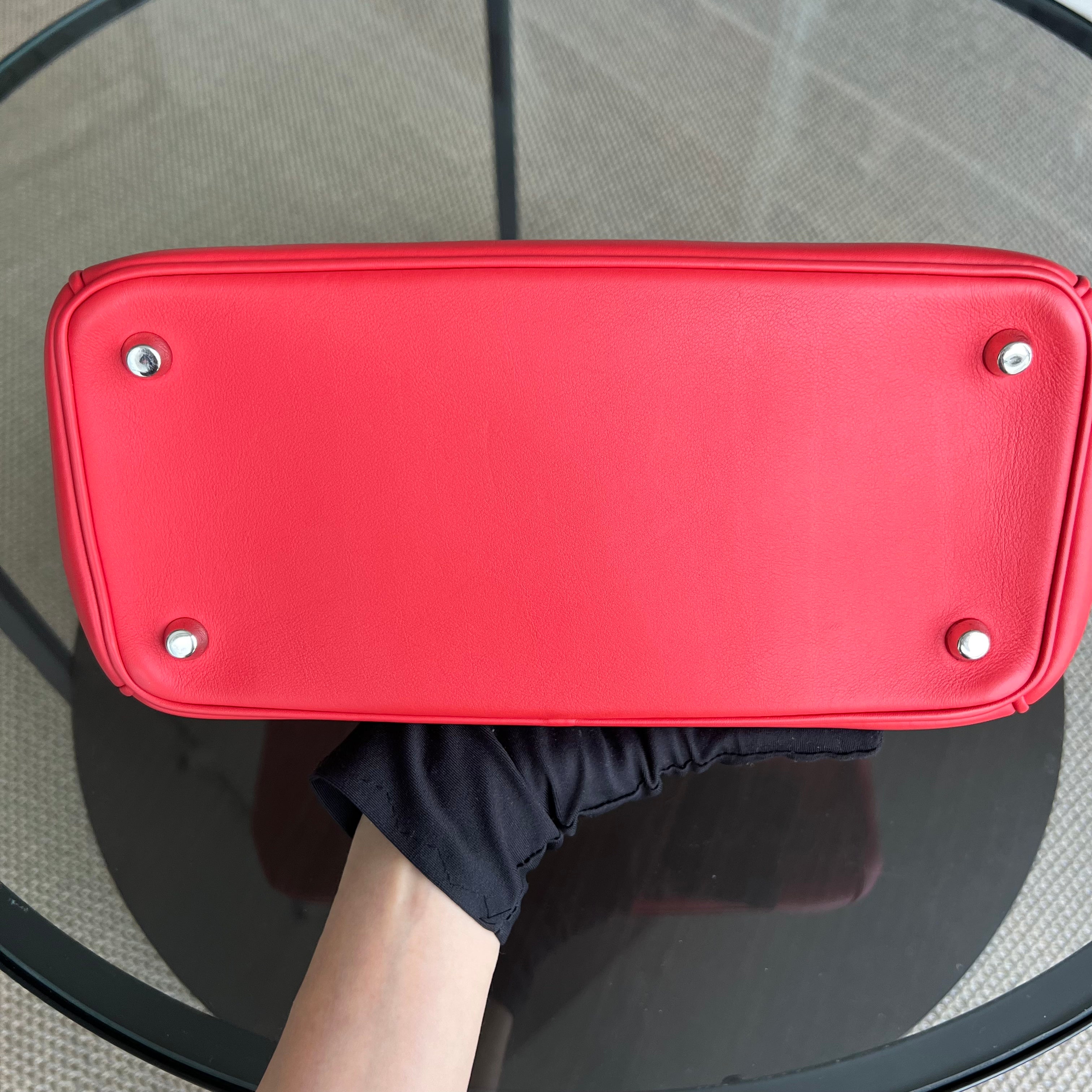 Dior Be Dior Medium Smooth Calfskin Red Hot Pink Silver Hardware - Luxury Evermore