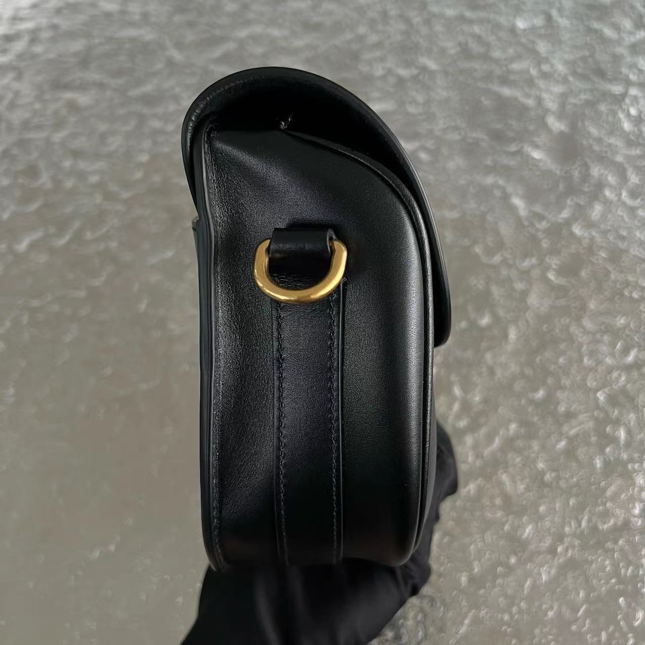 Dior Bobby Medium Smooth Calfskin Black GHW - Luxury Evermore