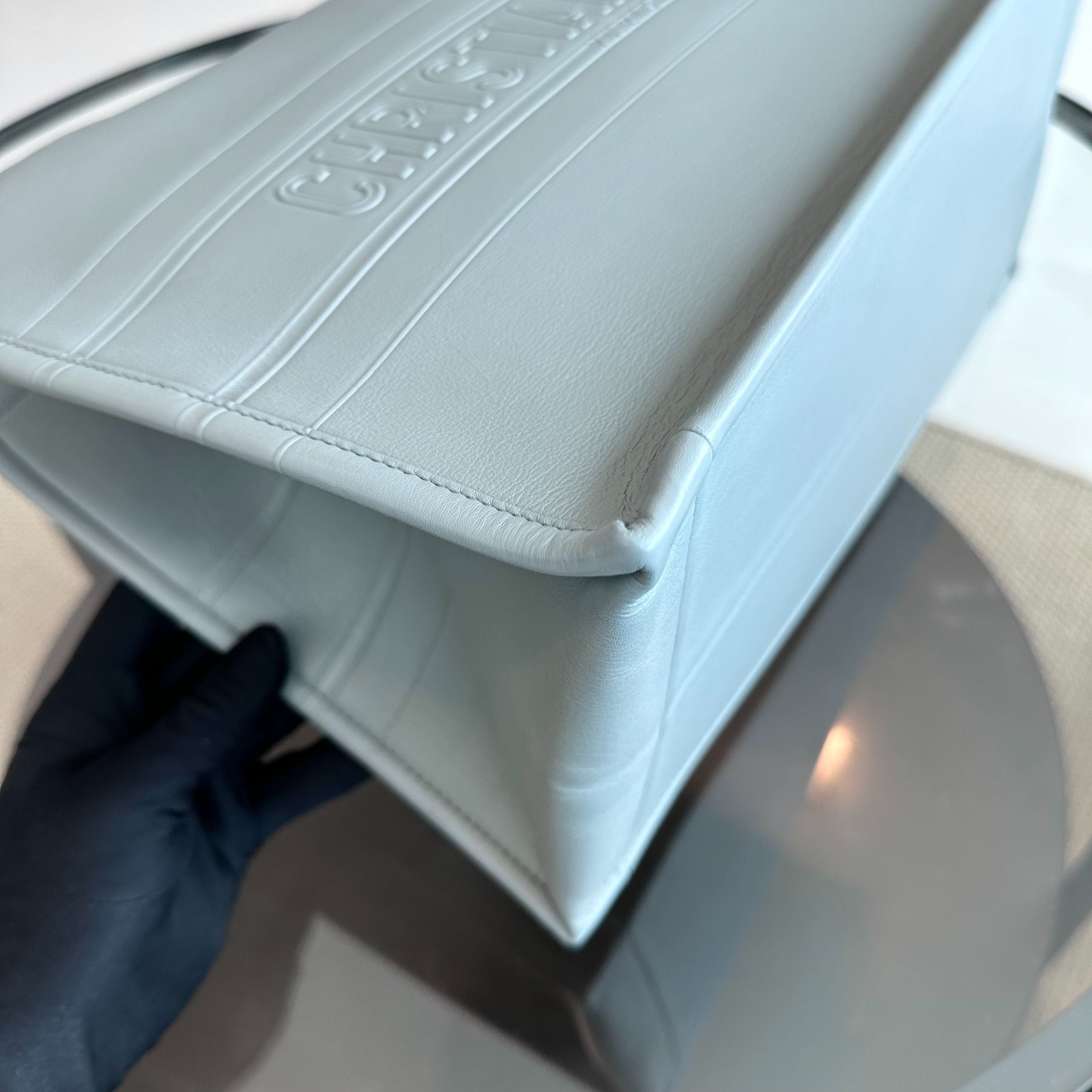 Dior Book Tote Medium 36CM Calfskin Grey Bag - Luxury Evermore