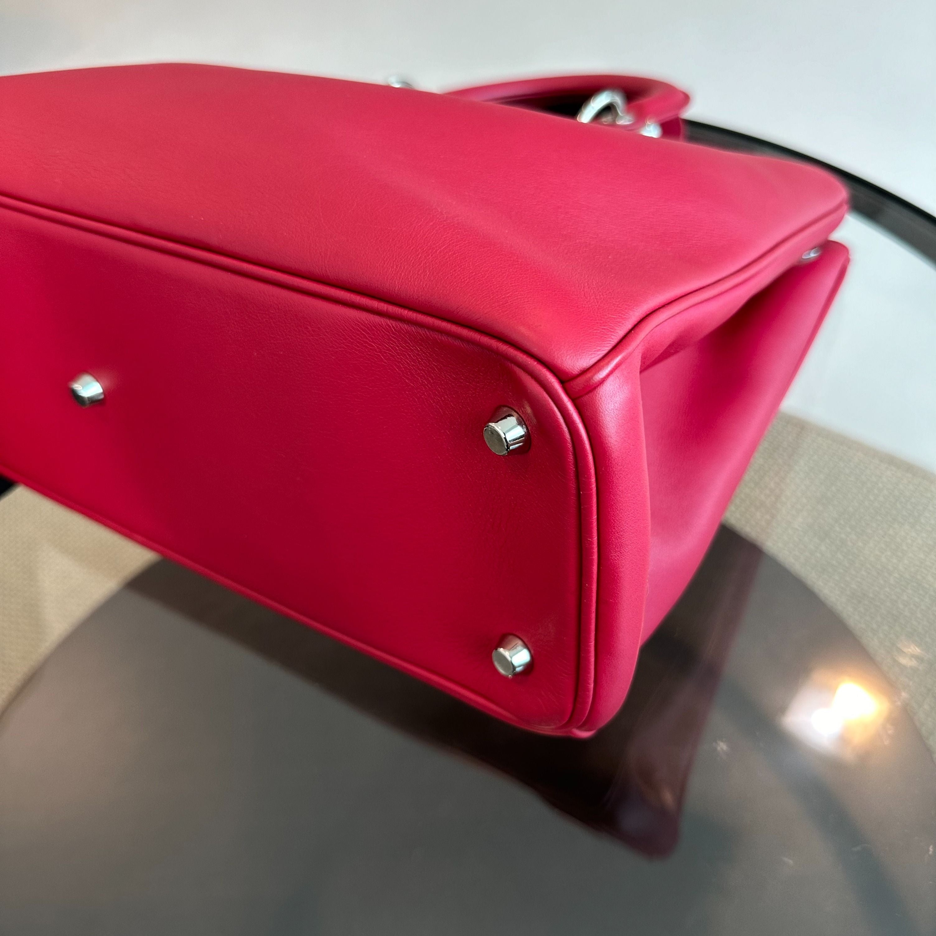 Dior Diorissimo Large Smooth Calfskin Pink SHW - Luxury Evermore