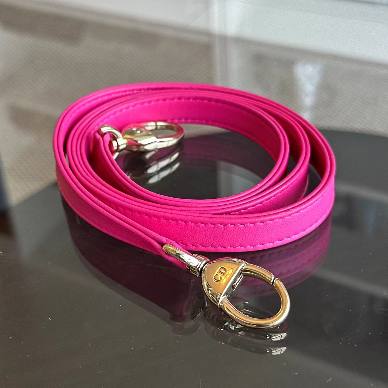 Dior Lady Mini Cannage Lambskin Hot Pink GHW - Luxury Evermore