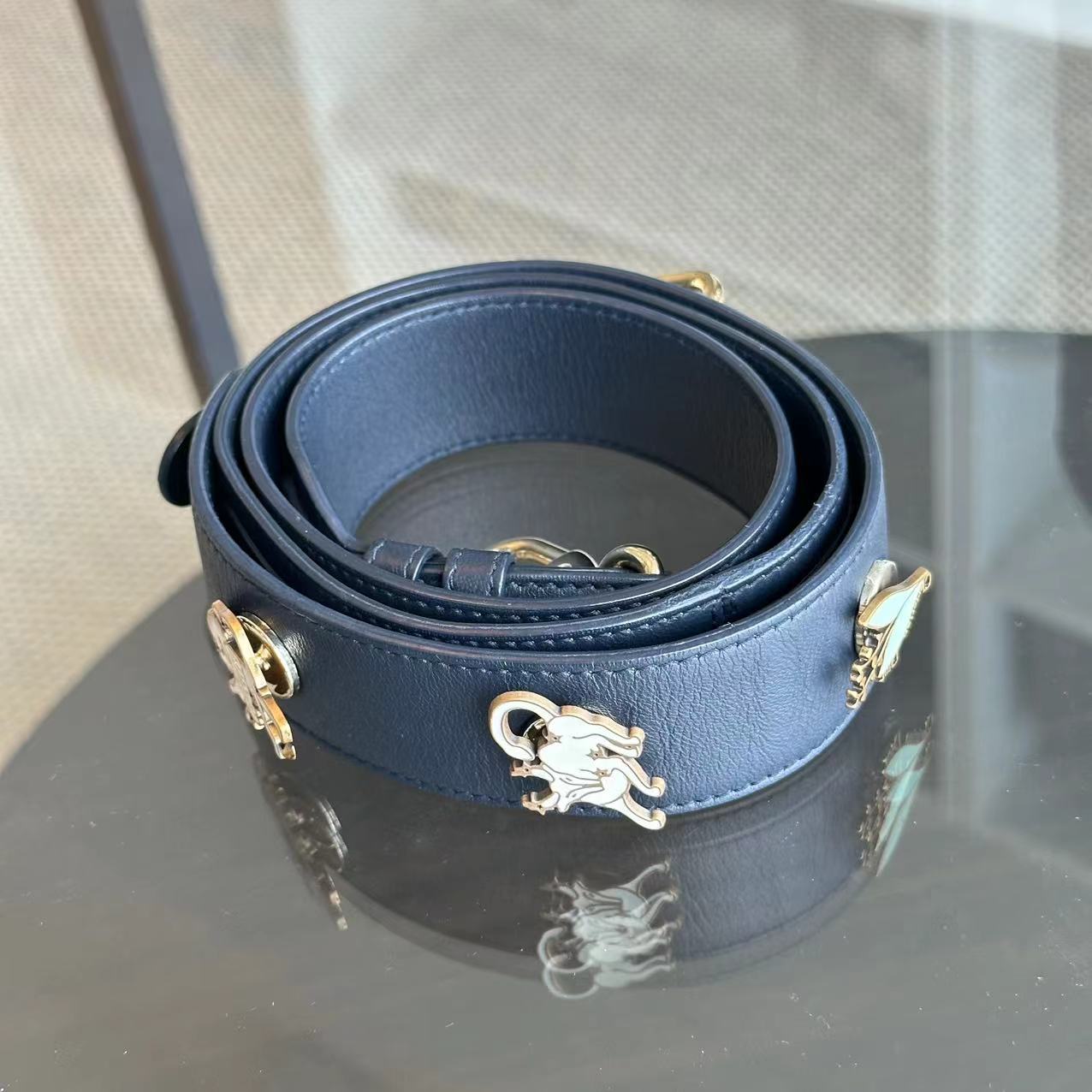 Dior Lady Small Cannage Lambskin Charm Badge ABC MYABC Dark Grey Gray GHW - Luxury Evermore