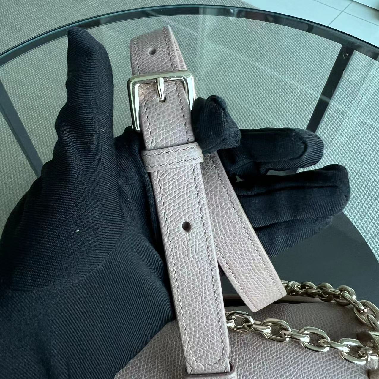 Dior Montaigne 30 East West Grained Calfskin Light Pink Golden Hardware - Luxury Evermore