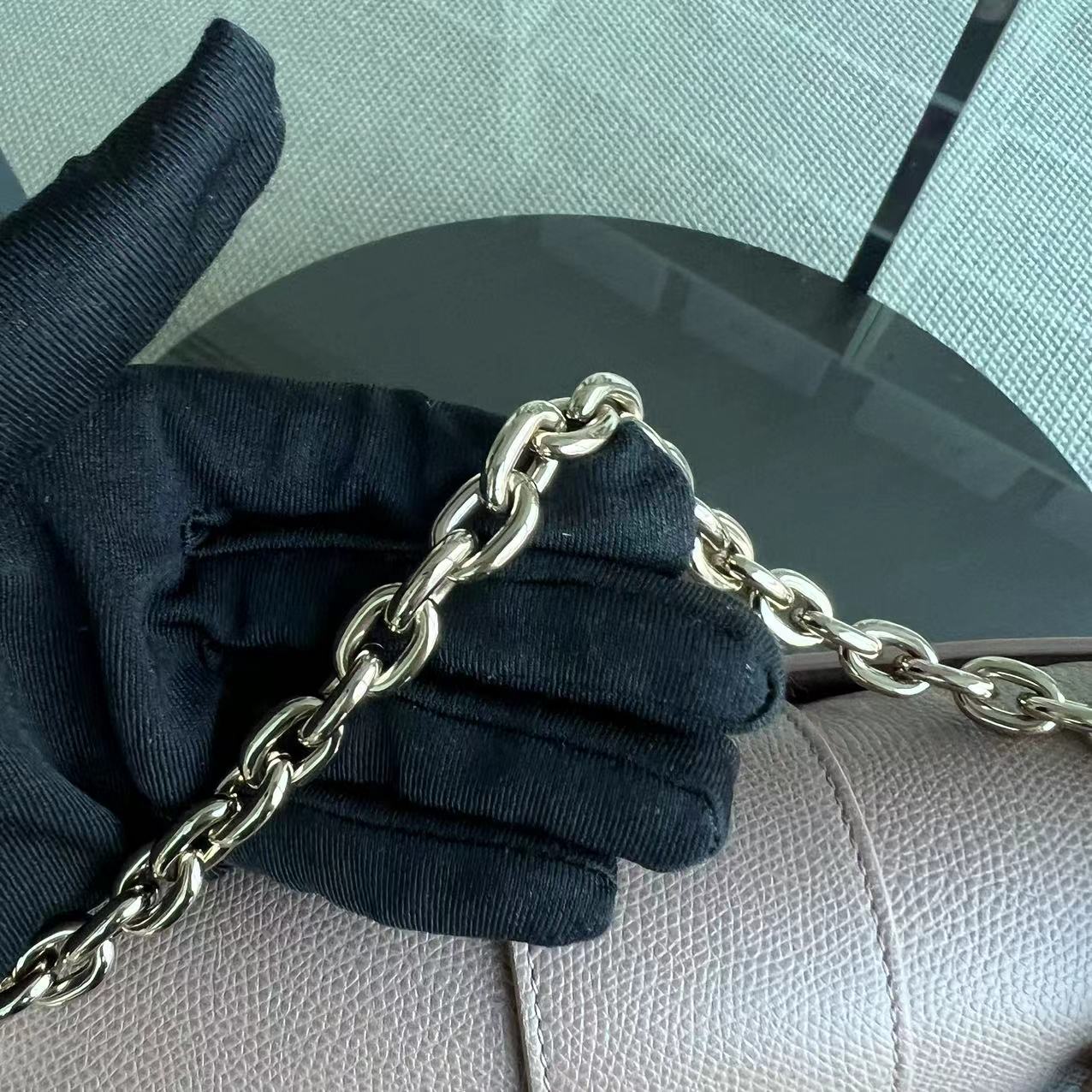 Dior Montaigne 30 East West Grained Calfskin Light Pink Golden Hardware - Luxury Evermore