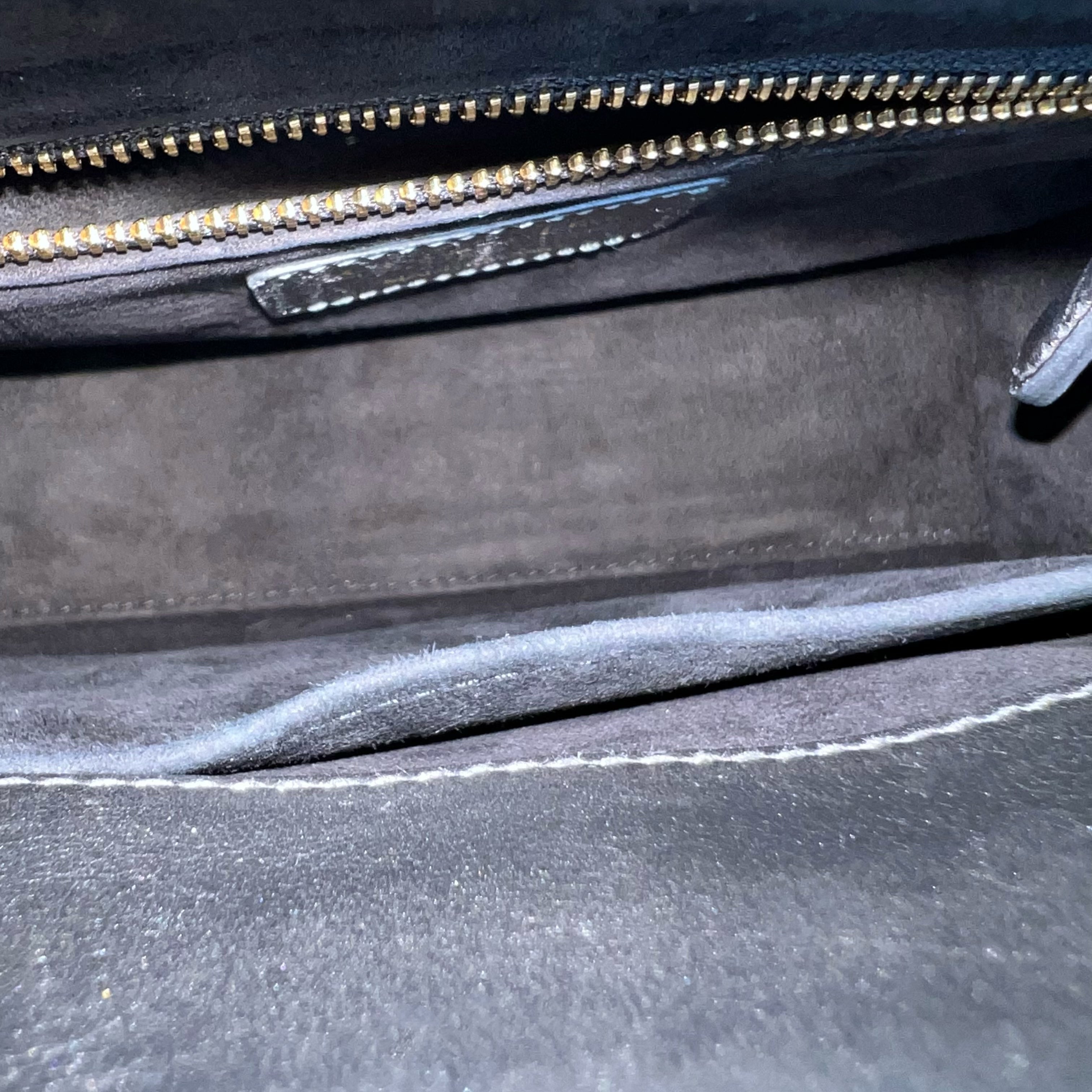 *ABC Strap* Dior Lady Small MyABC Cannage Calfskin Metallic Gunmetal Grey Golden Hardware