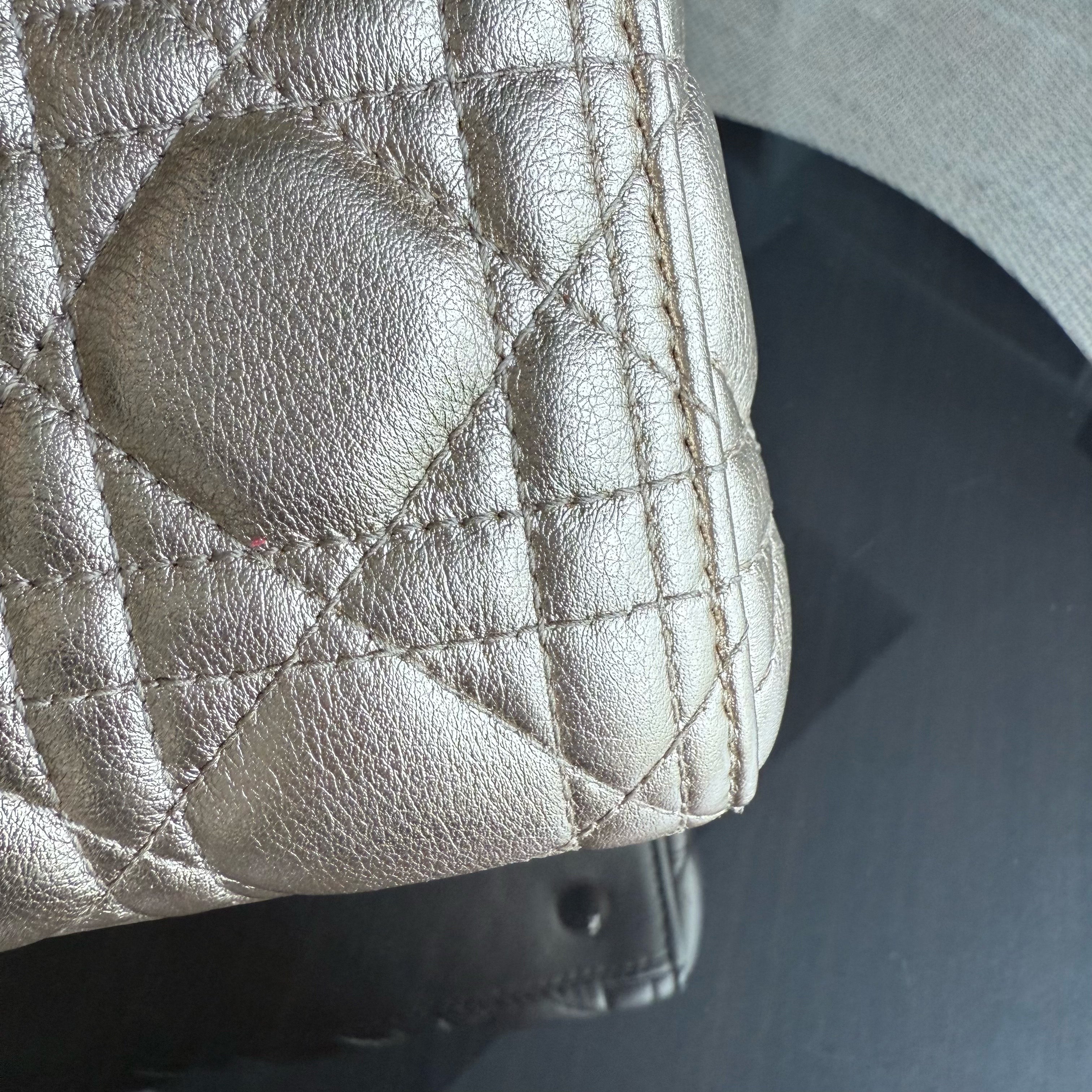 Dior Lady Medium - Cannage Gold Calfskin Gold Hardware No Strap