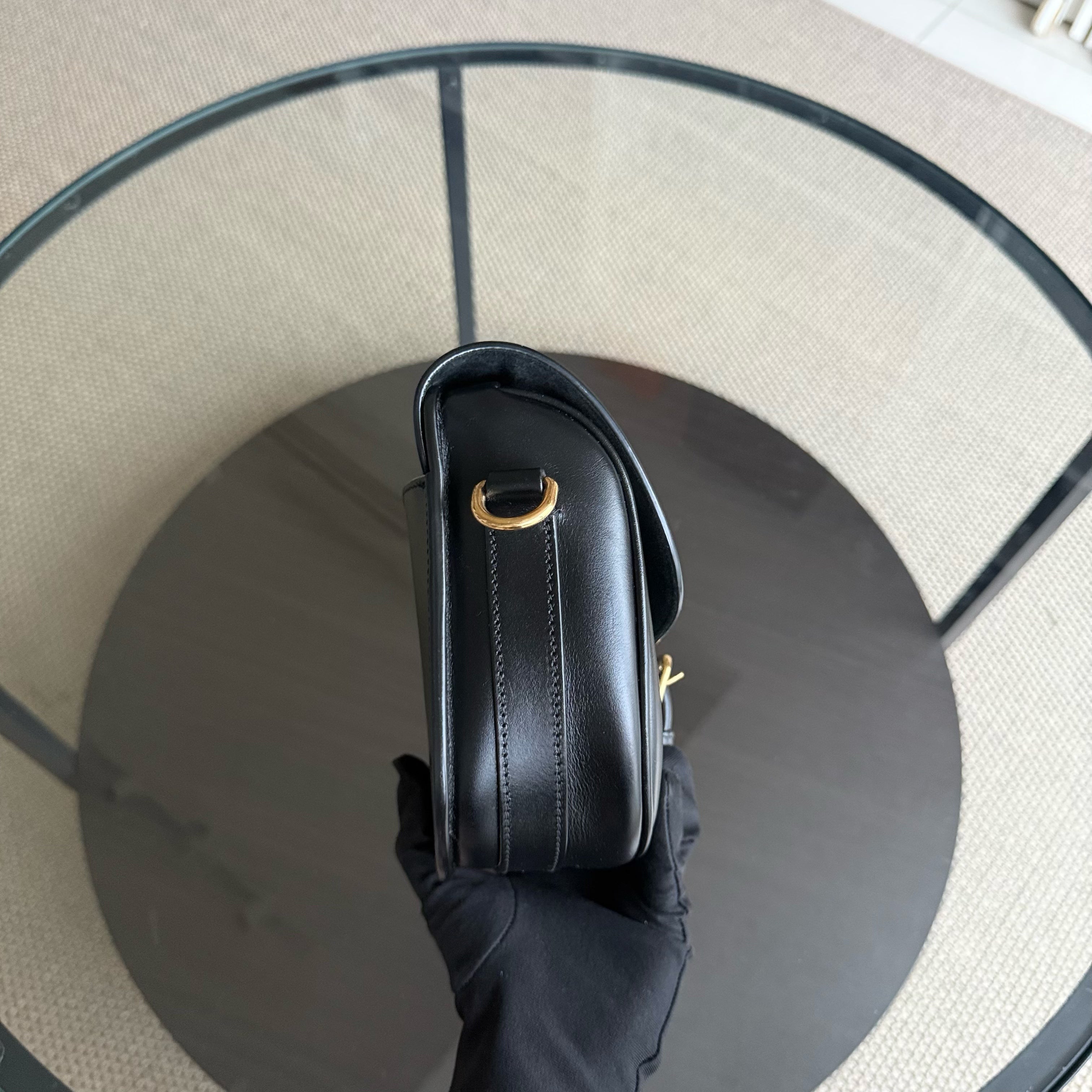 Dior Bobby Medium - Smooth Calfskin Black Gold Hardware