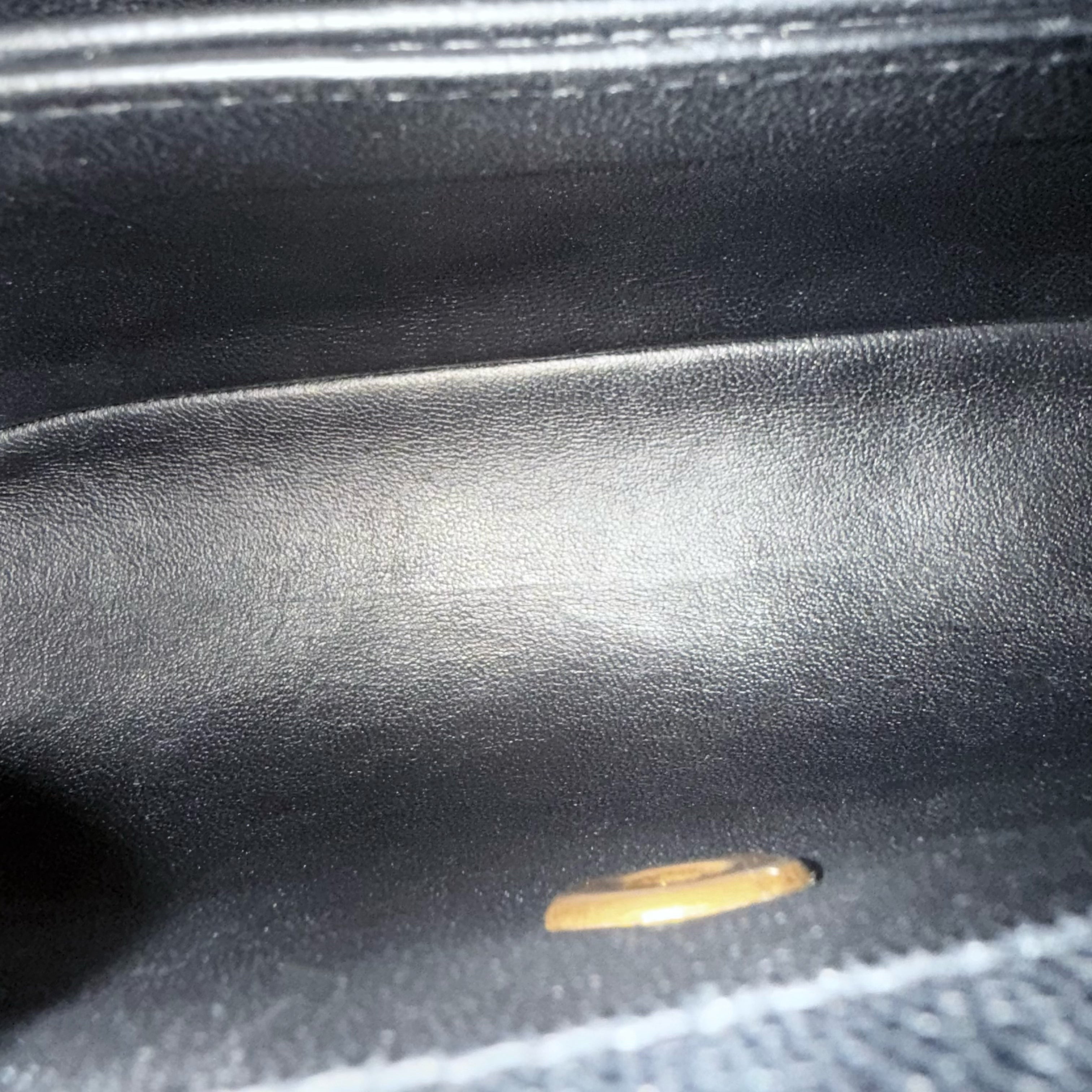 Chanel Coco Handle Small - Caviar Chevron Grained Calfskin Black Gold Hardware Series 26