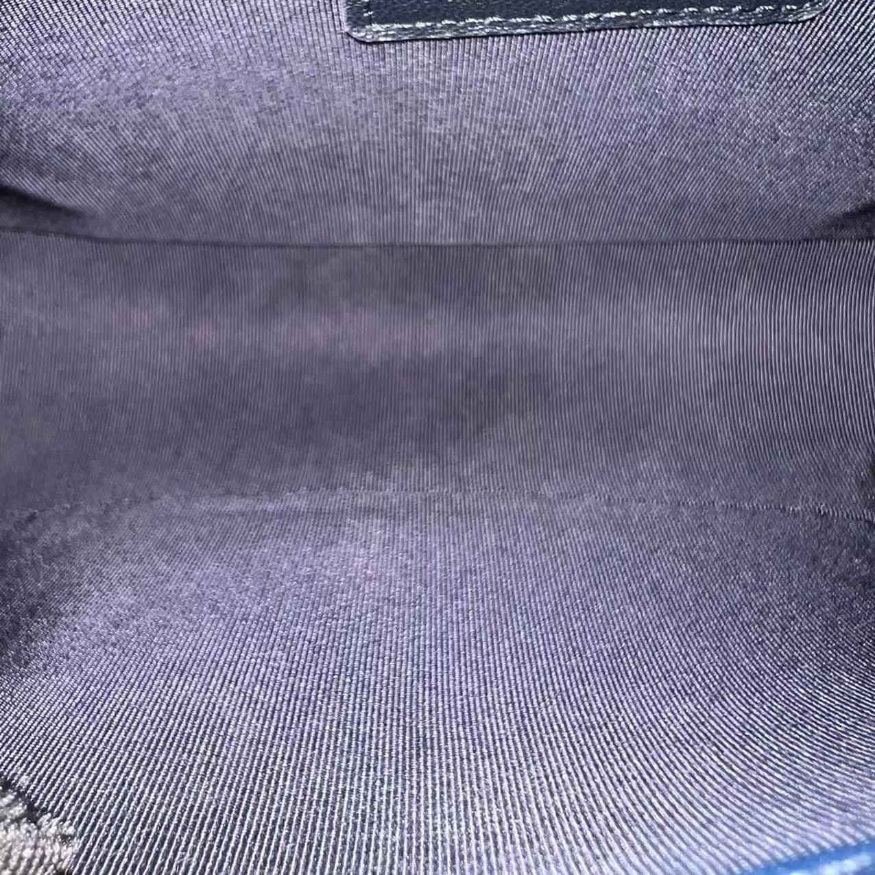 Chanel Boy Medium - 25CM Quilted Lambskin Dark Blue Golden Hardware Series 21