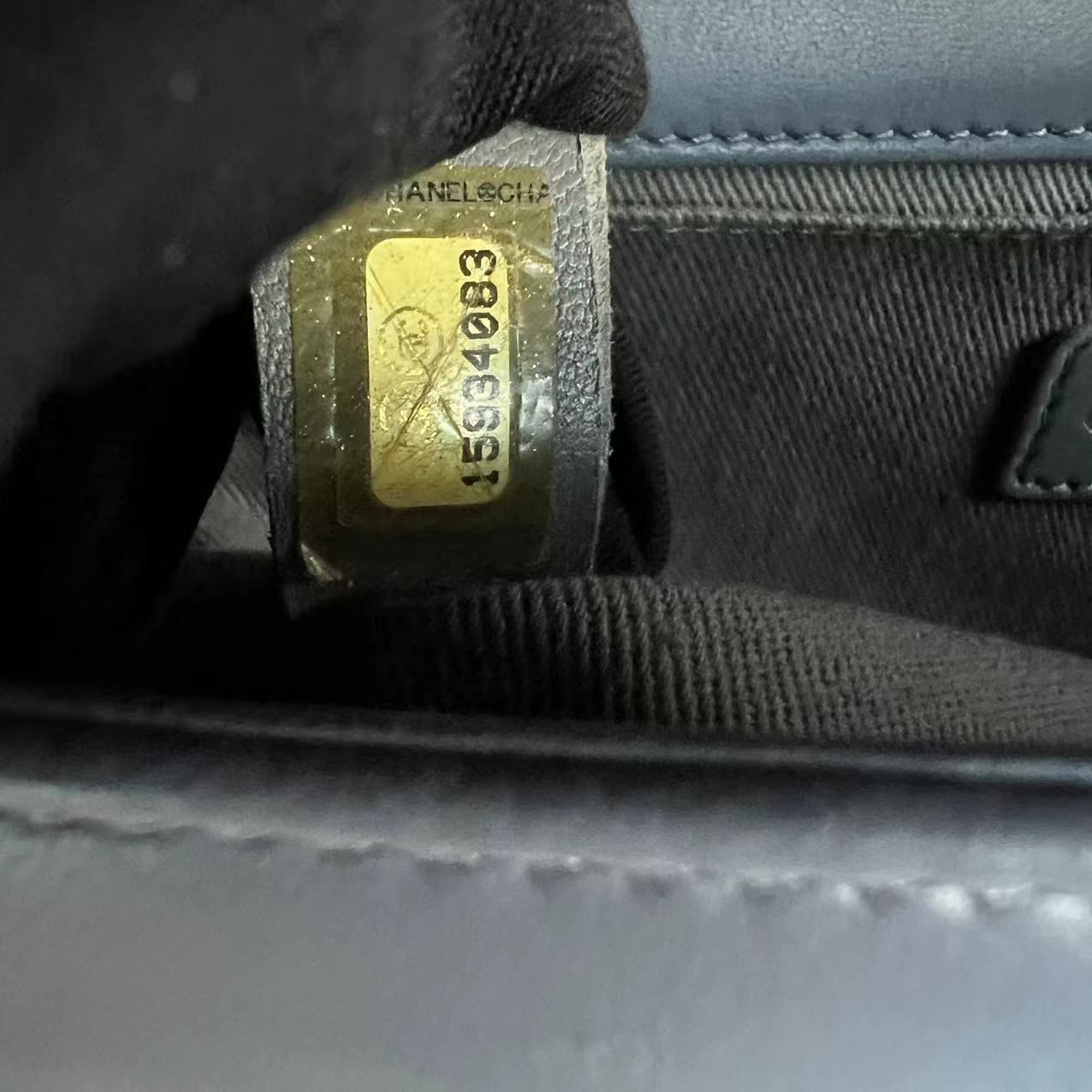 *Full Set, Receipt* Chanel Boy Old Medium 25CM Quilted Lambskin Lavender Light Purple Silver Hardware Series 15 - Luxury Evermore