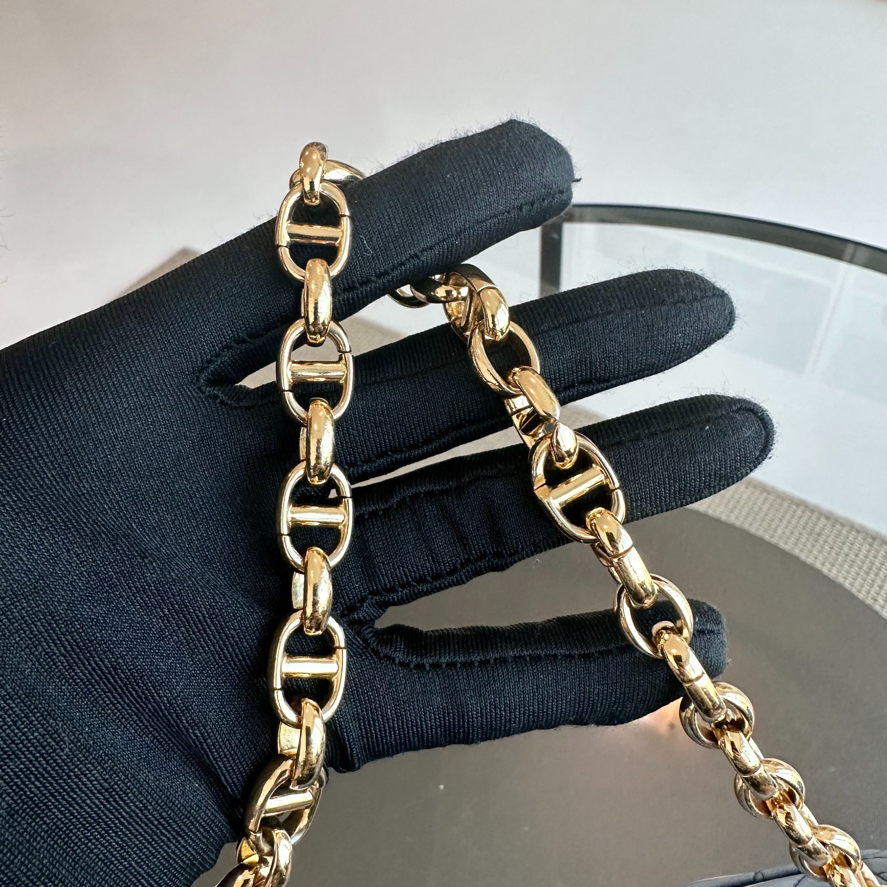 *Full Set Receipt* Dior Caro Large Flap Calfskin Gradient Blue GHW - Luxury Evermore