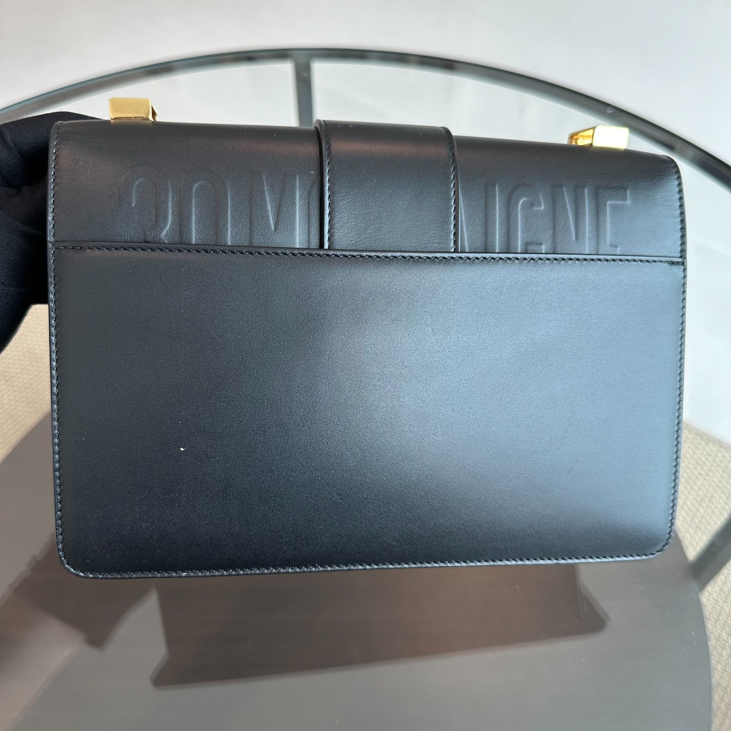 *Full Set, Receipt* Dior Montaigne 30 Calfskin Black GHW - Luxury Evermore