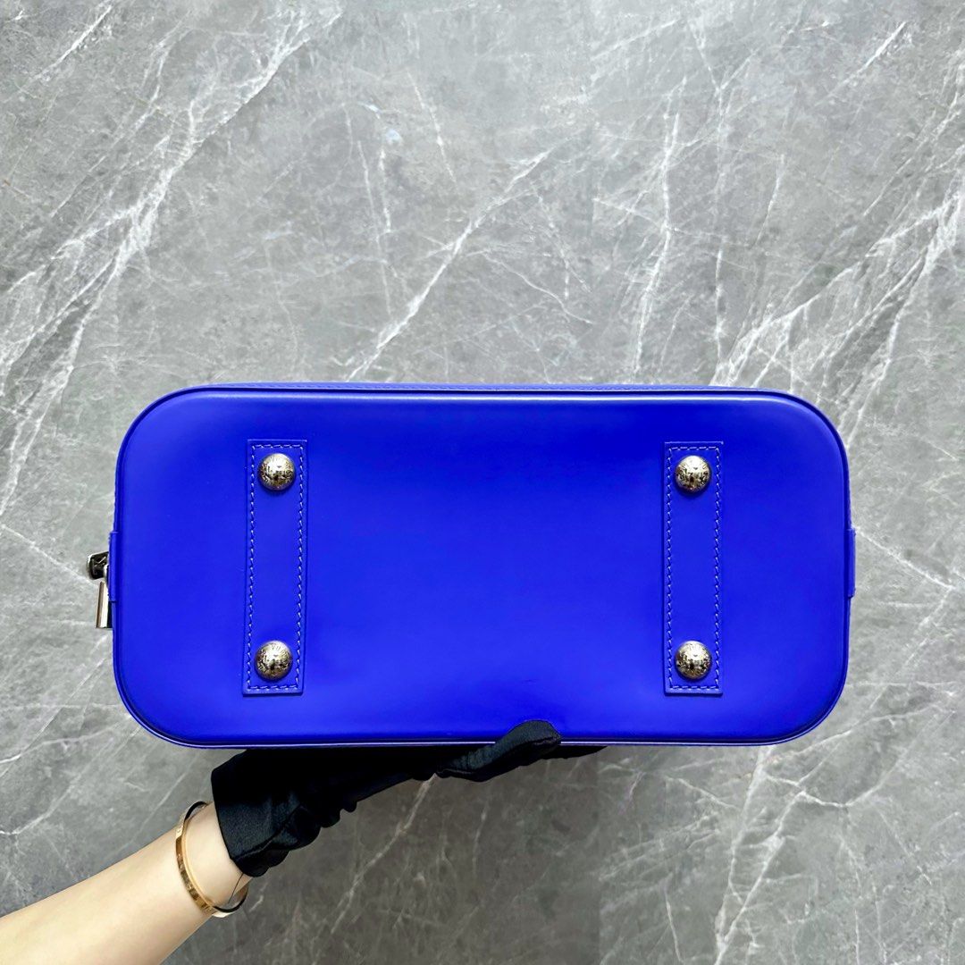 *Like New* LV Alma PM EPI Leather Blue SHW - Luxury Evermore