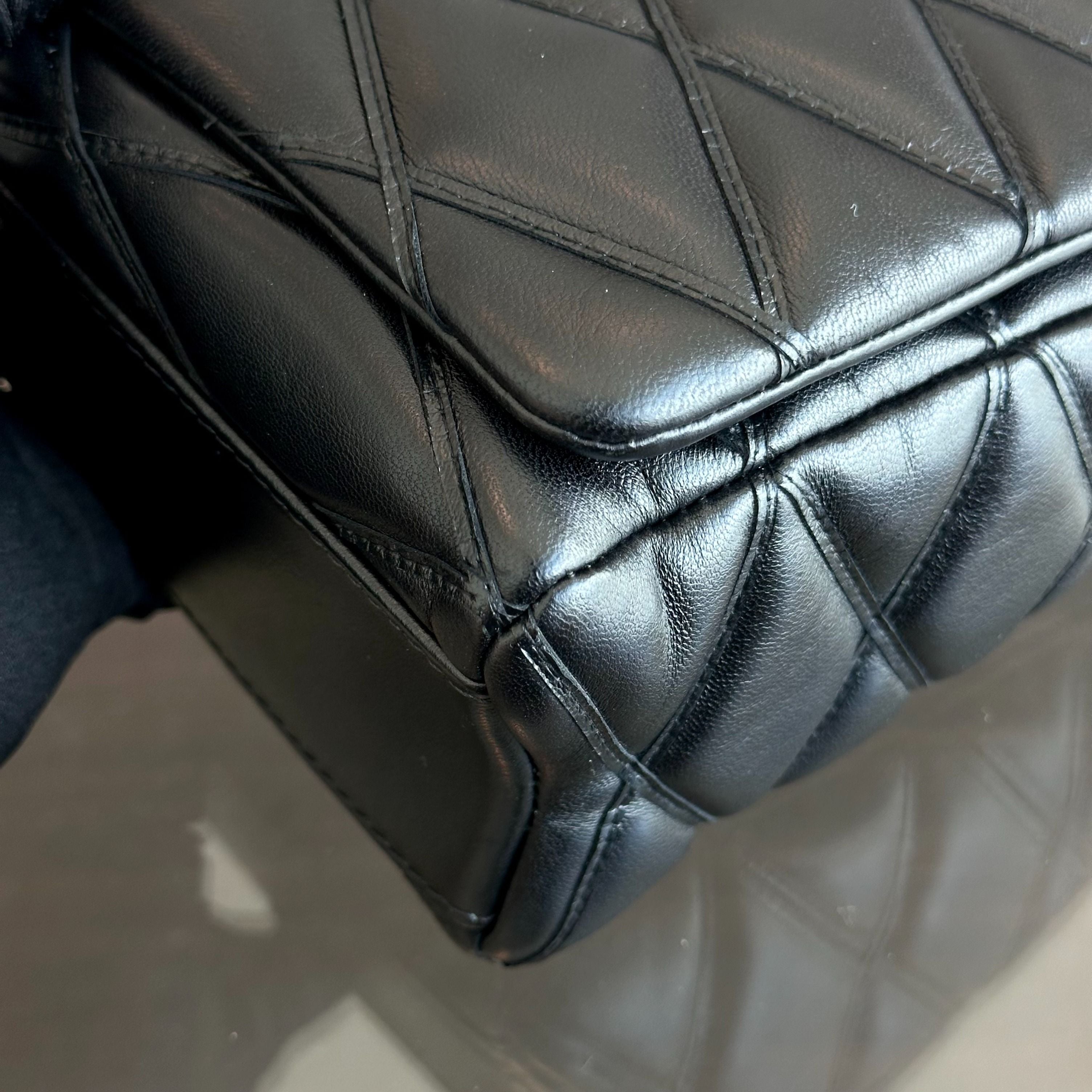 Louis Vuitton LV Malletage Twist Go-14 MM Black SHW Shoulder Bag - Luxury Evermore