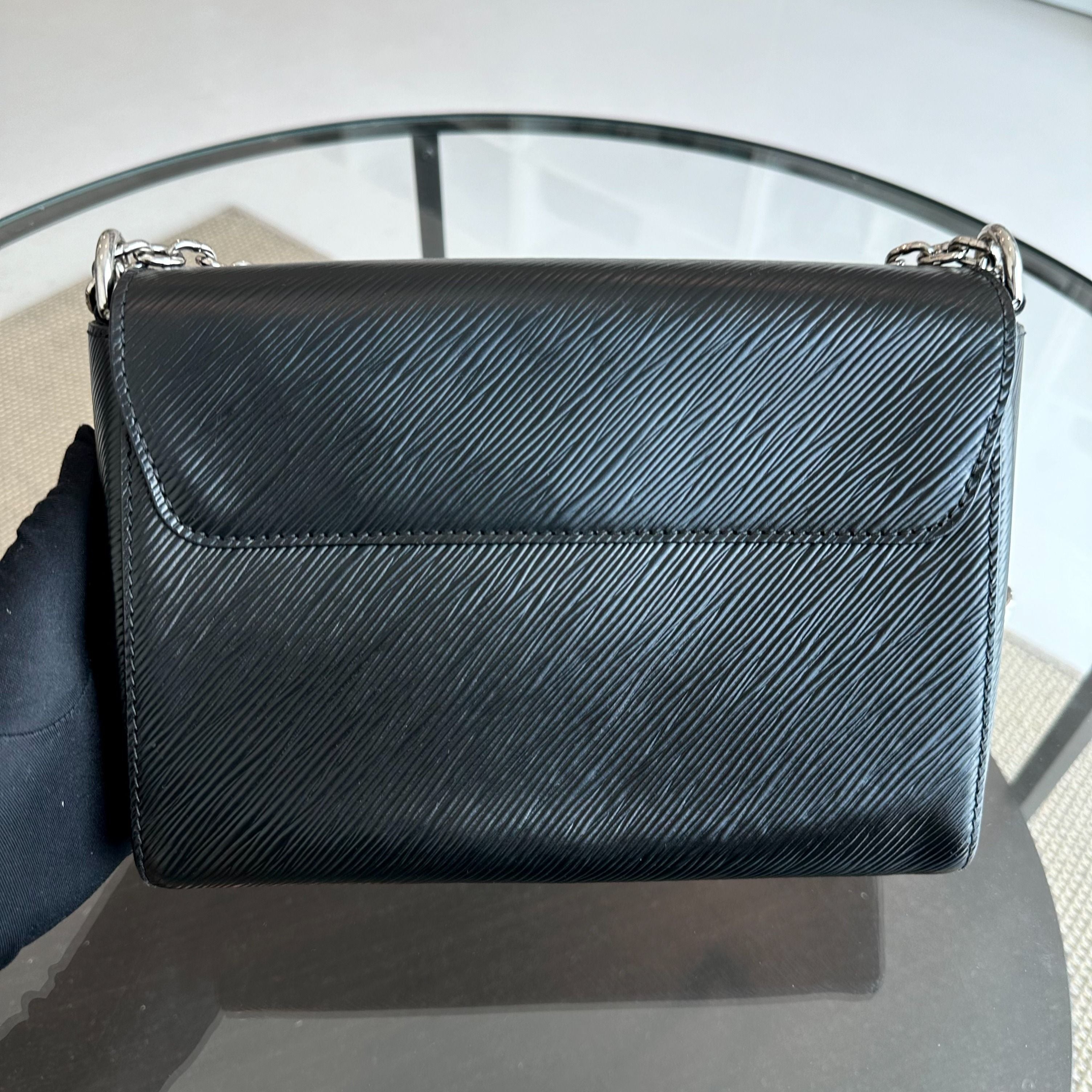 Louis Vuitton LV Twist MM EPI Leather Black SHW