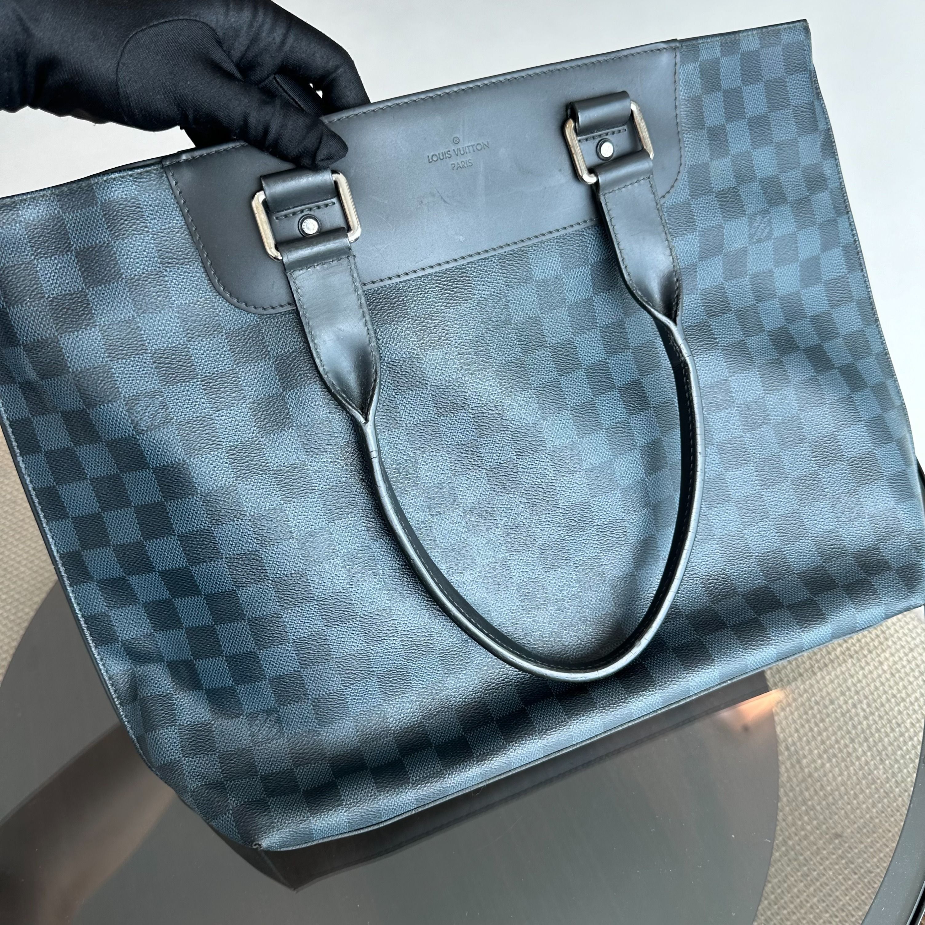 LV Louis Vuitton Cabas Voyage Damier Shoulder Tote Bag - Luxury Evermore