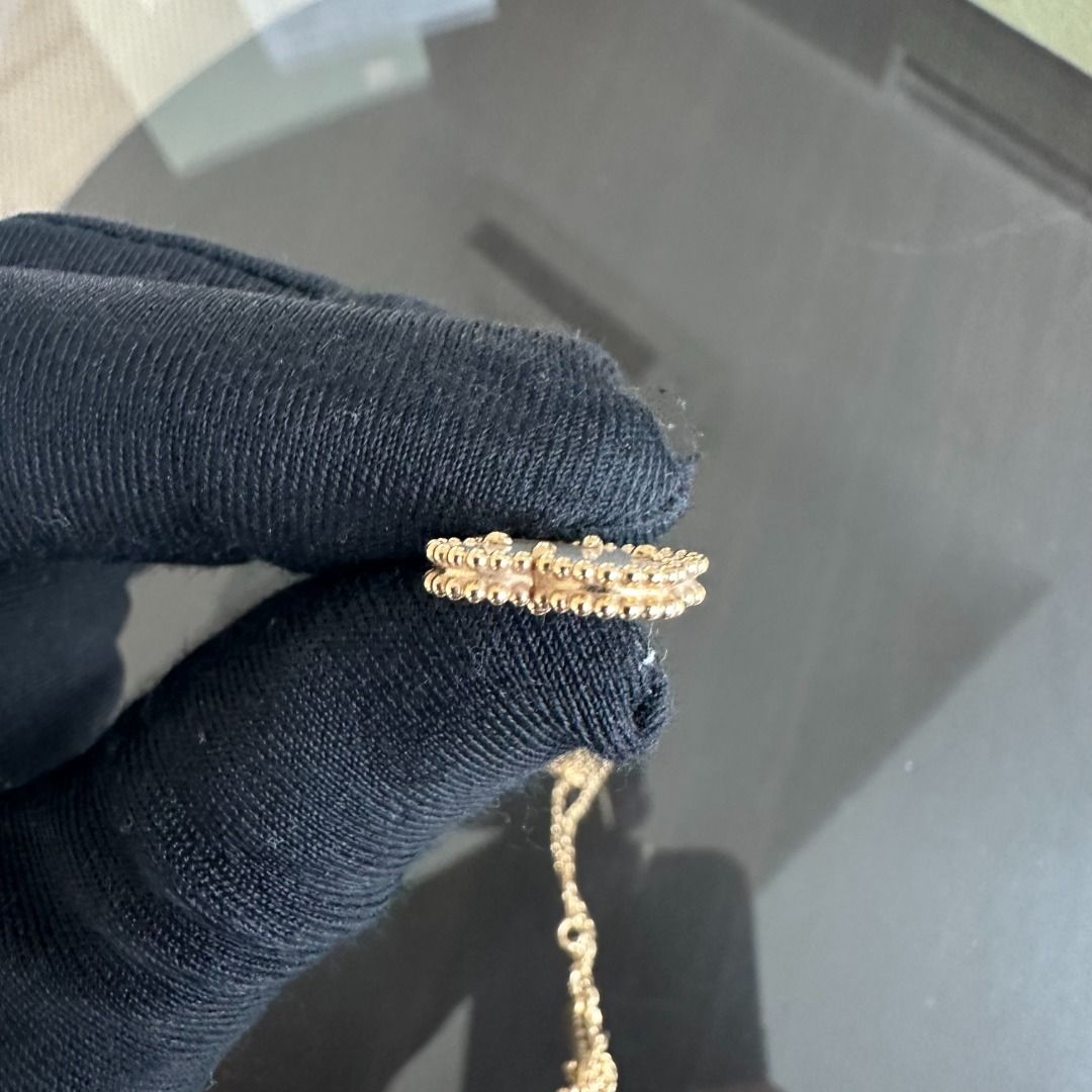 *Receipt, Cert* Van Cleef & Arpels Vintage Alhambra Necklace - Luxury Evermore