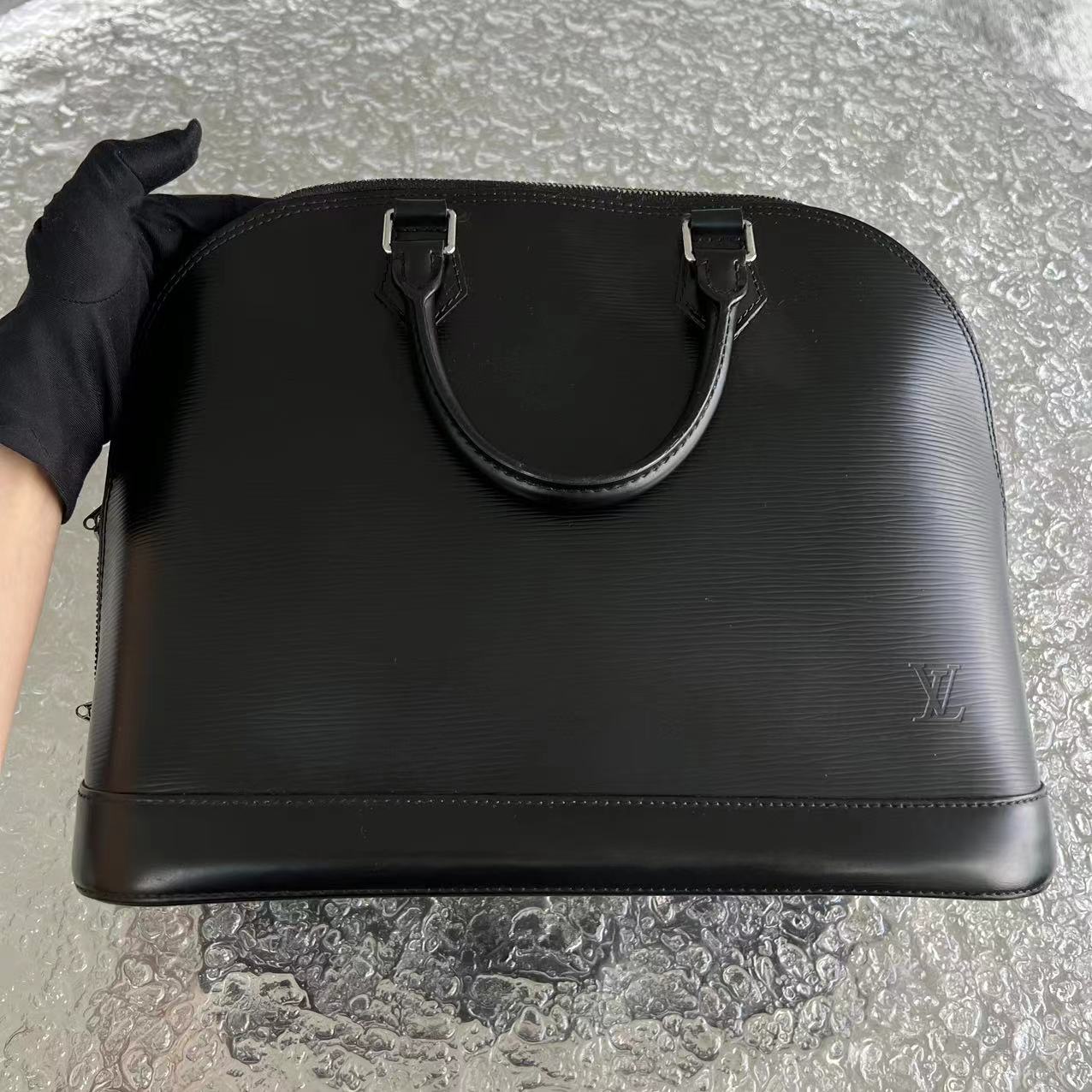 *Recolor* LV Alma PM EPI Leather Black Silver Hardware - Luxury Evermore