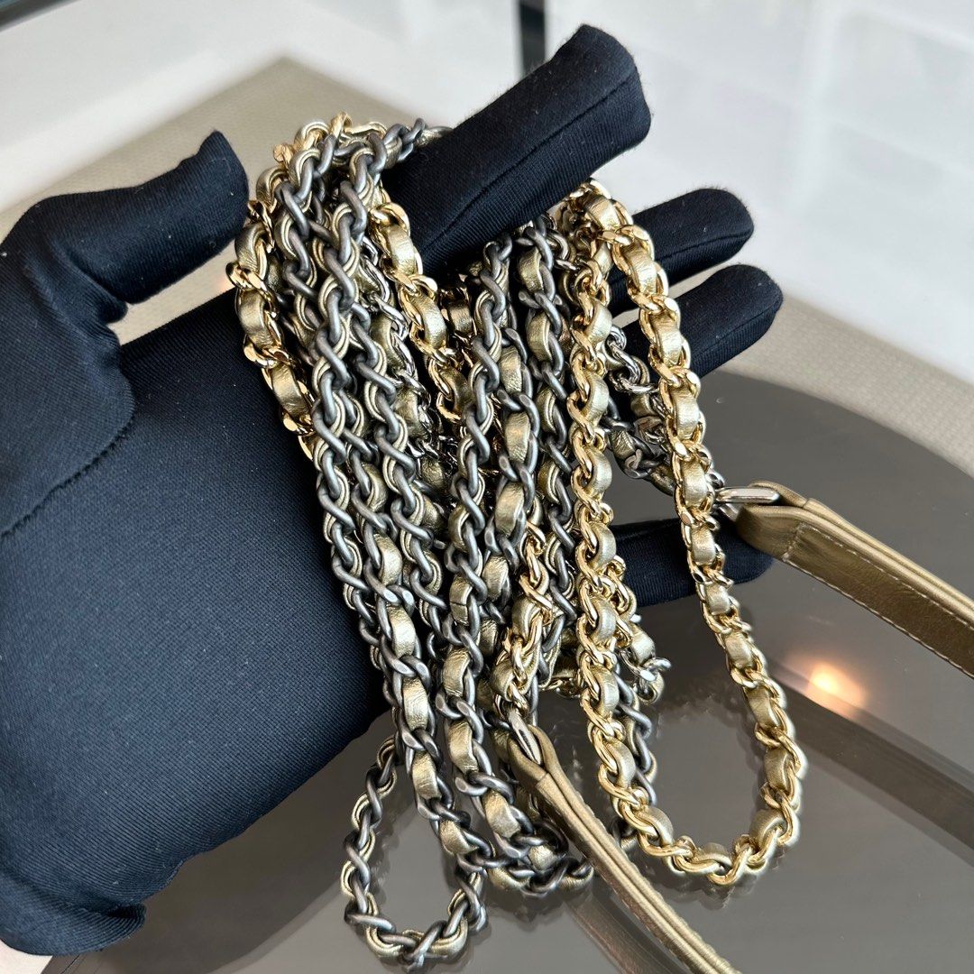 Small Hobo Quilted Calfskin Gold GHW No 23 - Luxury Evermore