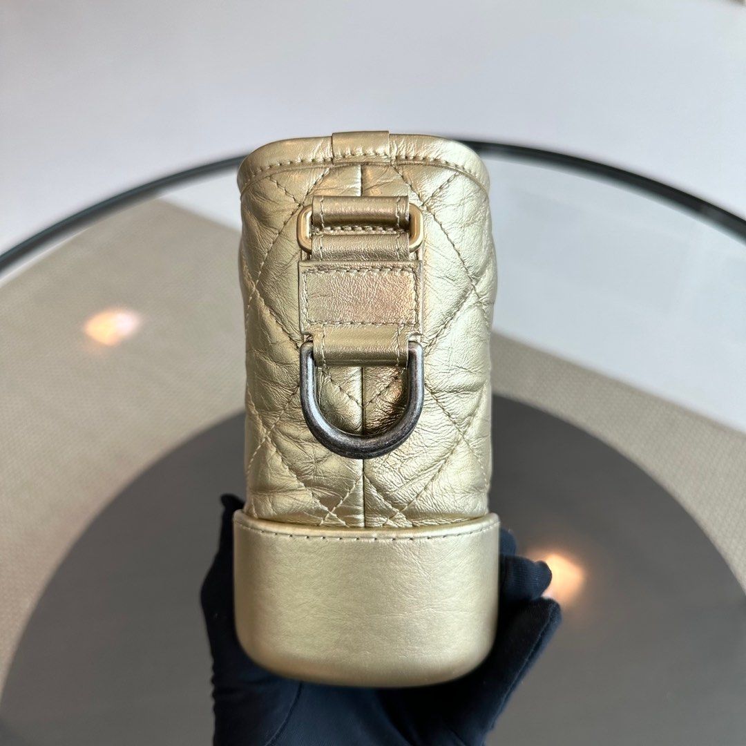 Small Hobo Quilted Calfskin Gold GHW No 23 - Luxury Evermore