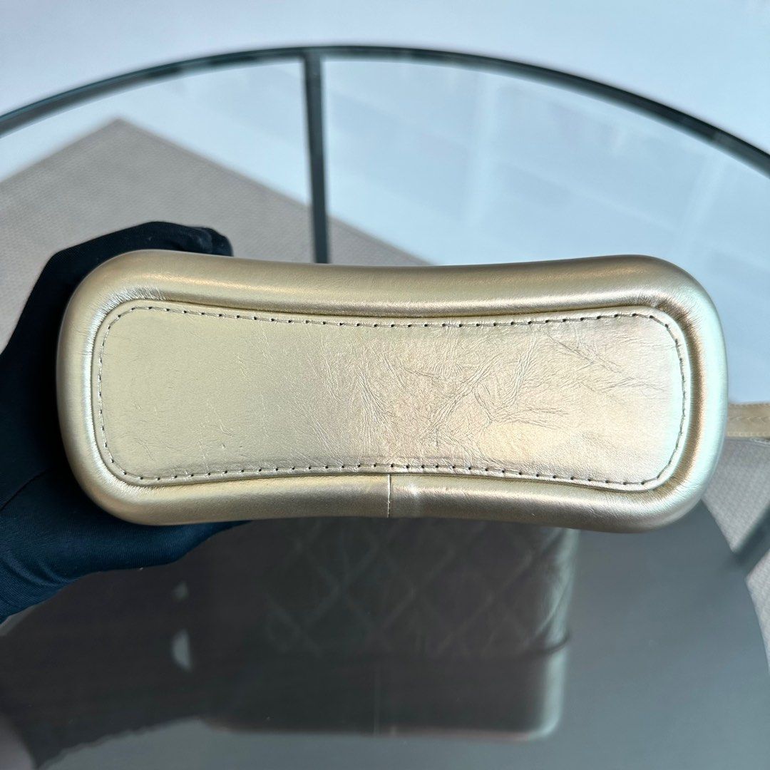 Small Hobo Quilted Calfskin Gold GHW No 23 - Luxury Evermore