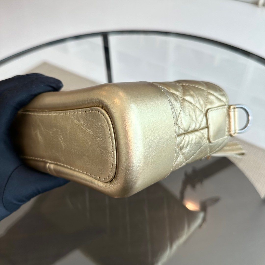 Small Hobo Quilted Calfskin Gold GHW No 23 - Luxury Evermore