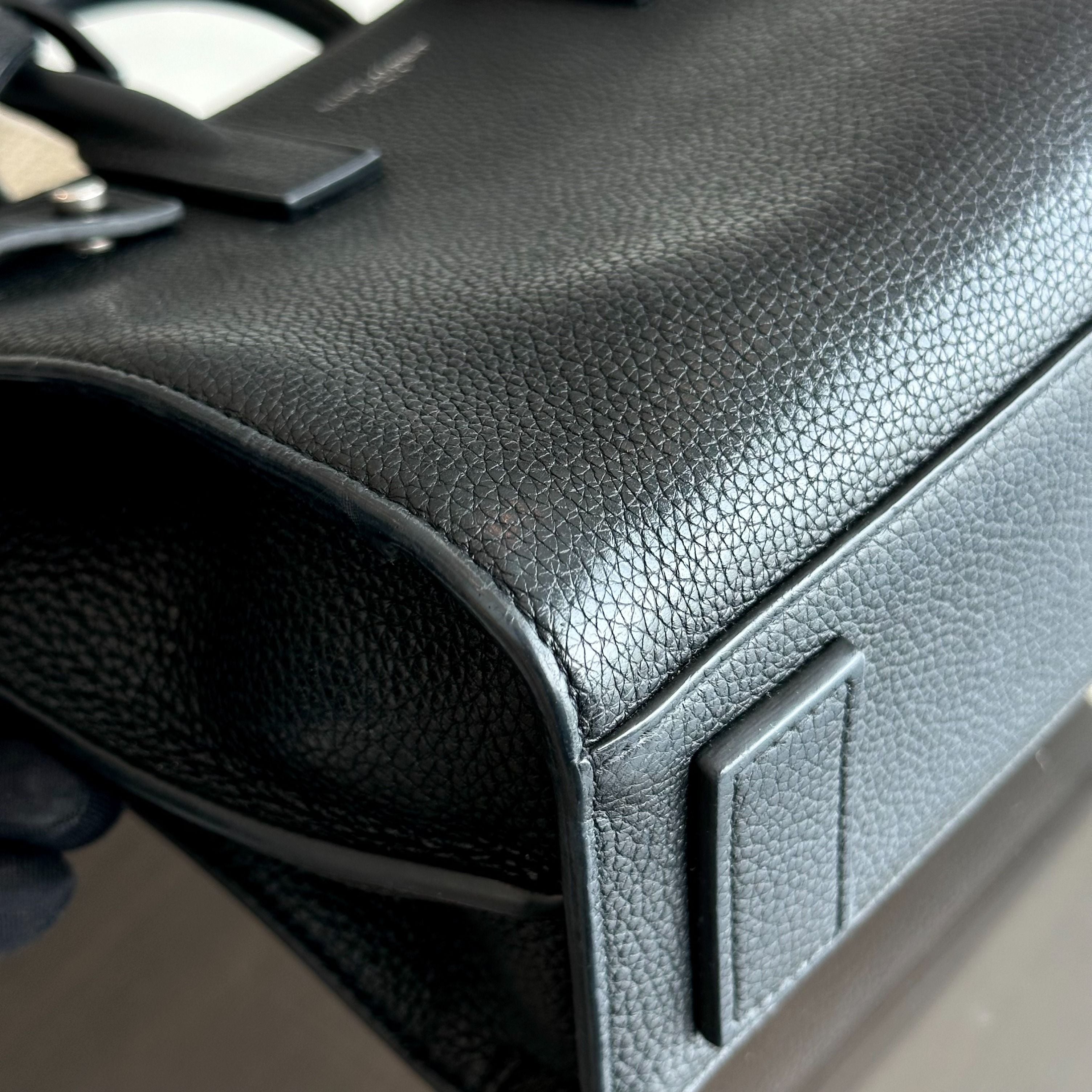 Yves Saint Laurent YSL Sac De Jour Souple Nano - Calfskin Black SHW Yves Saint Laurent