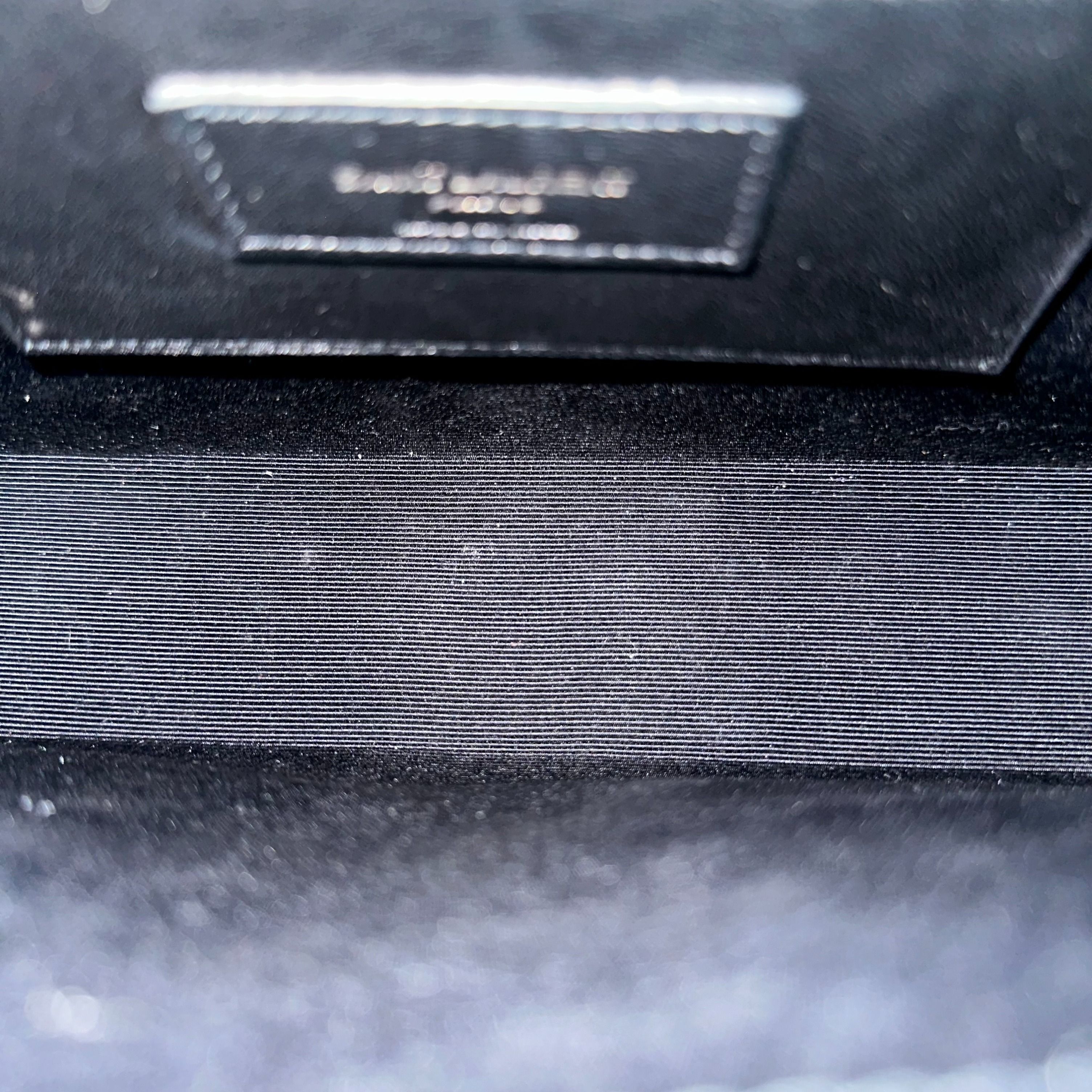 Yves Saint Laurent YSL Envelop Medium Flap All Black Grained Calfskin BHW - Luxury Evermore